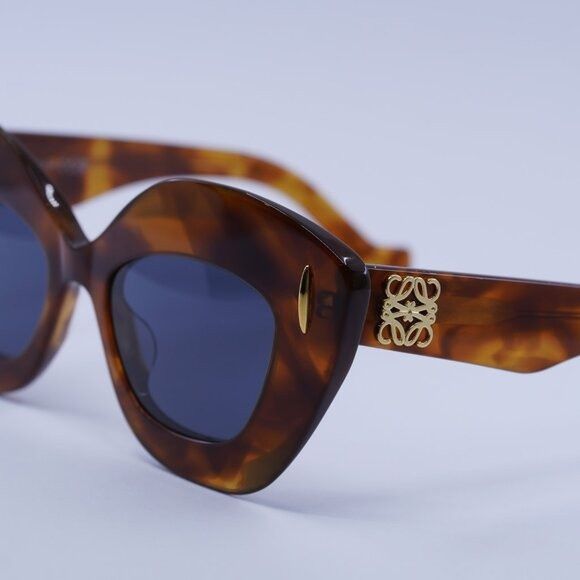 Loewe Loewe LW40127I 53V Sunglasses Blonde Havana Cat Eye Frame Size ONE SIZE - 9 Thumbnail