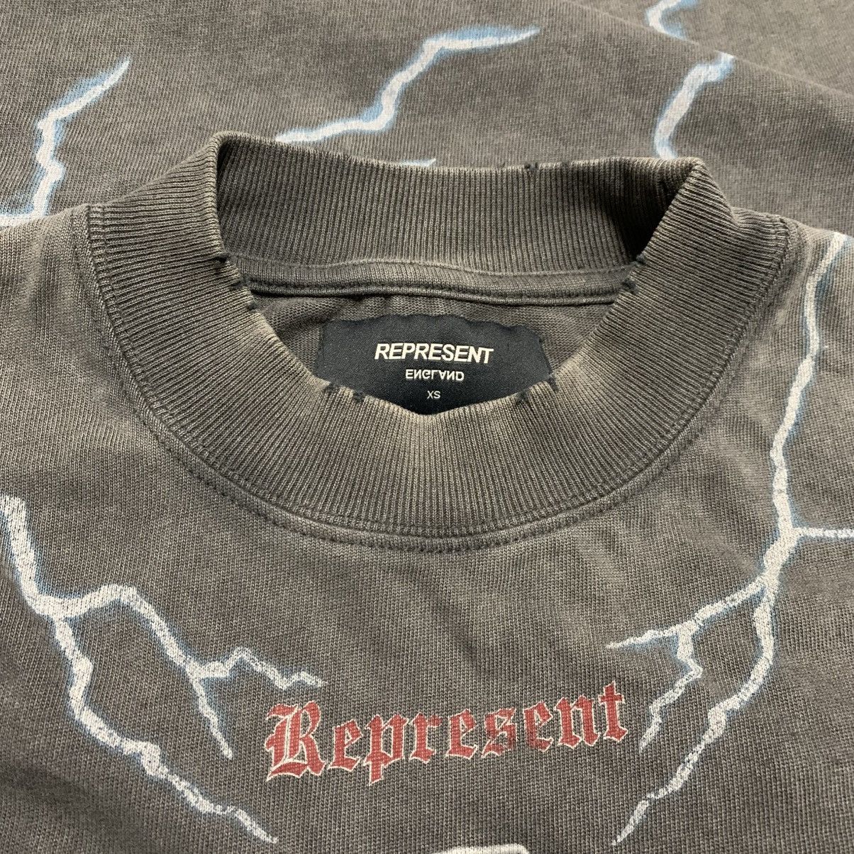 Represent Clo. Represent XS Louder Than Hell Vintage Grey Tee Size US XS / EU 42 / 0 - 5 Thumbnail