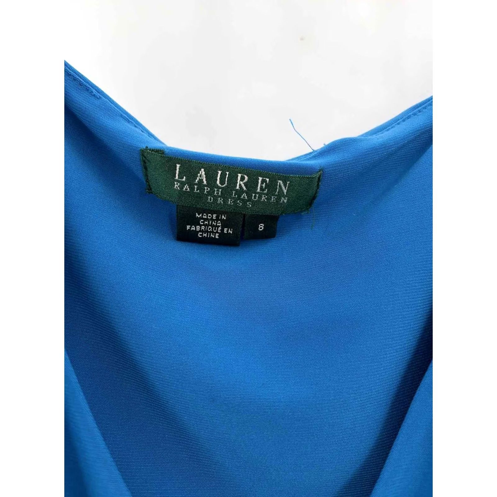 Vintage Pre-Owned Lauren Blue Size Small Knee Length Sleeveless Dress Size S / US 4 / IT 40 - 2 Thumbnail