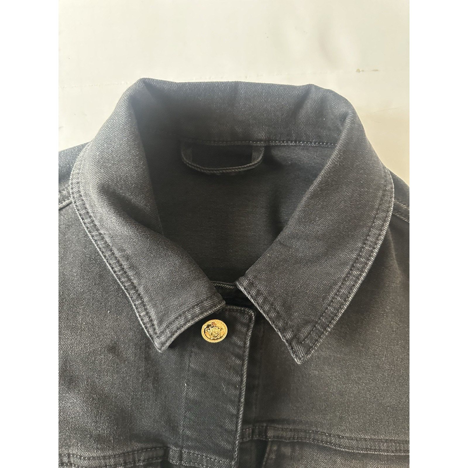 Versace Versace Men’s Blouson Denim Black Jacket L (50) 1011834 Size US L / EU 52-54 / 3 - 9 Thumbnail