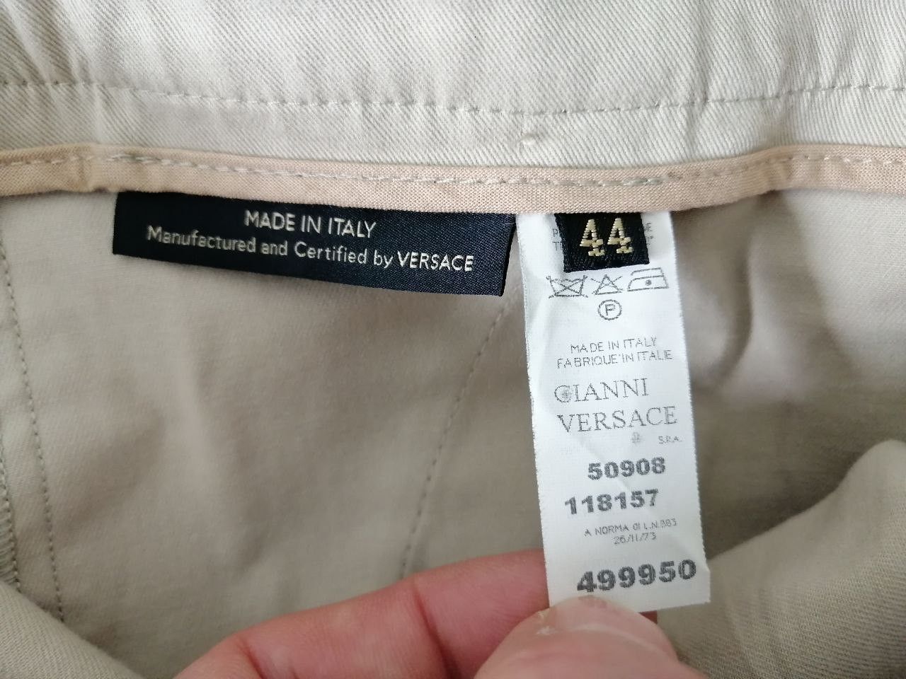 Versace women's Versace trousers Size 44 Size 30" / US 8 / IT 44 - 7 Thumbnail