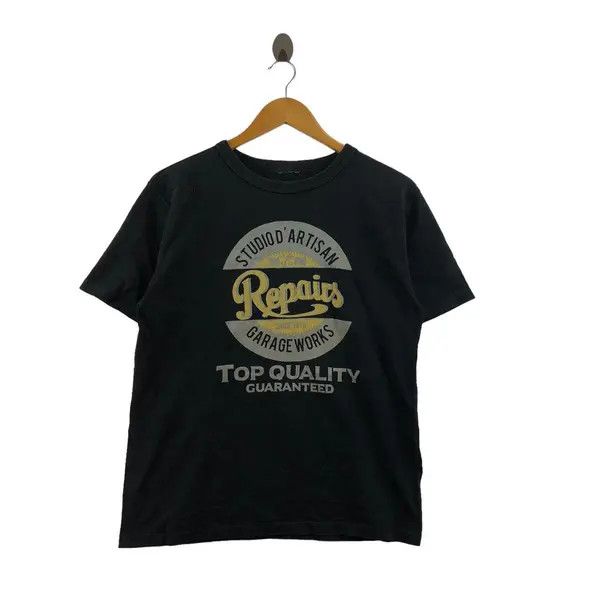 Studio D'Artisan Vintage STUDIO D’ARTISAN JAPAN Repairs Tee Shirt Size US XL / EU 56 / 4 - 1 Thumbnail