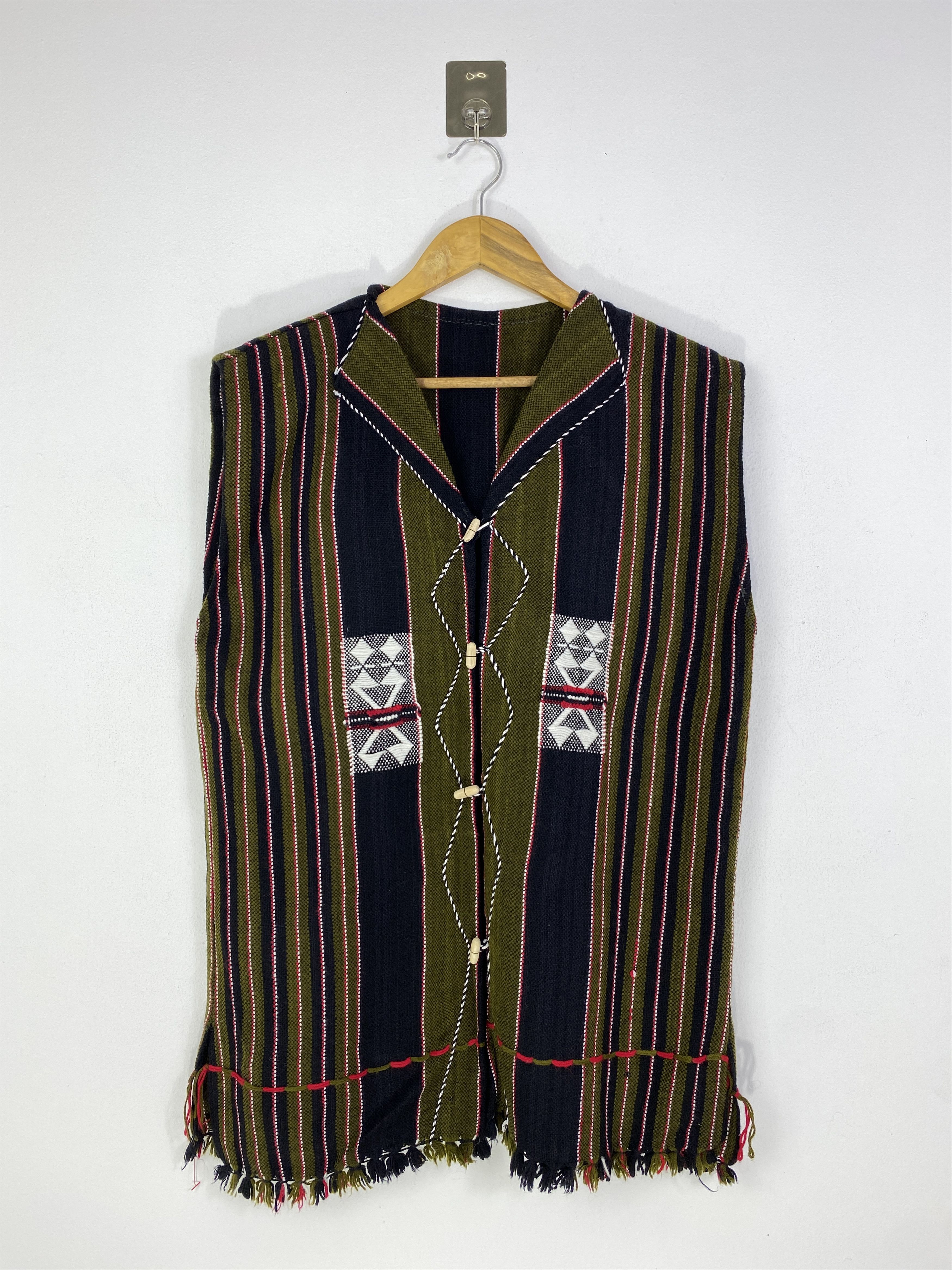 Japanese Brand Vintage Japanese Brand Native Button Up Vest J0084 Size US M / EU 48-50 / 2 - 1 Thumbnail