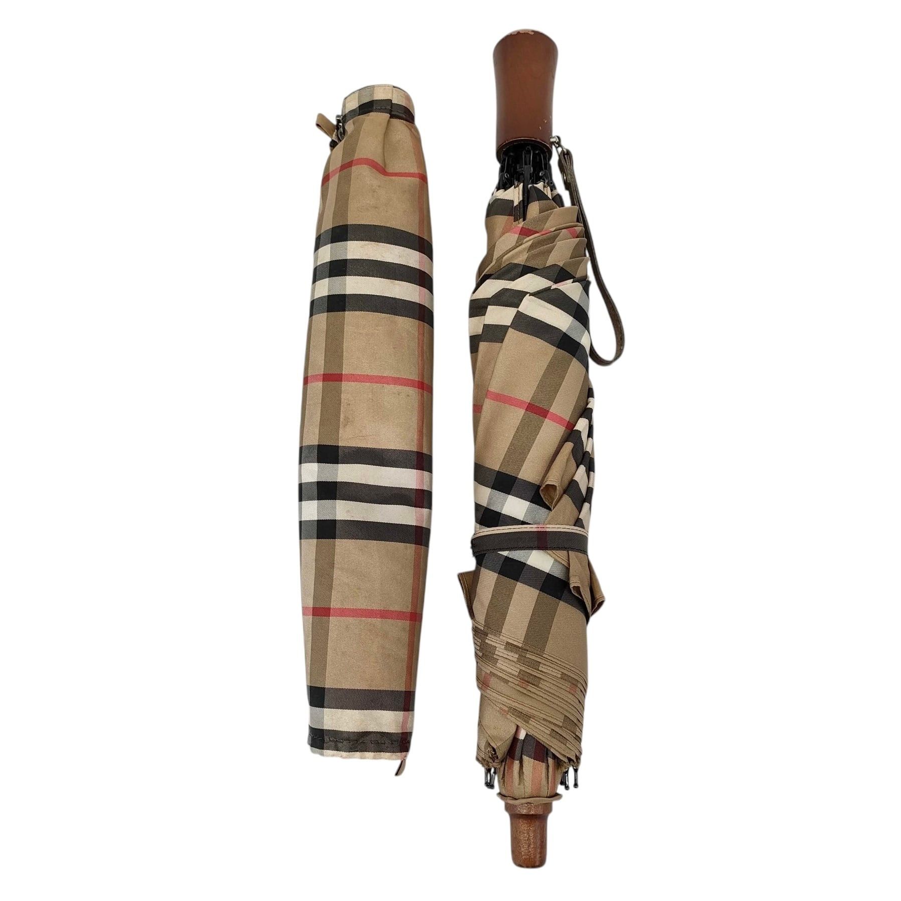Burberry Vintage Burberrys Umbrella Nova Check Size ONE SIZE - 5 Thumbnail