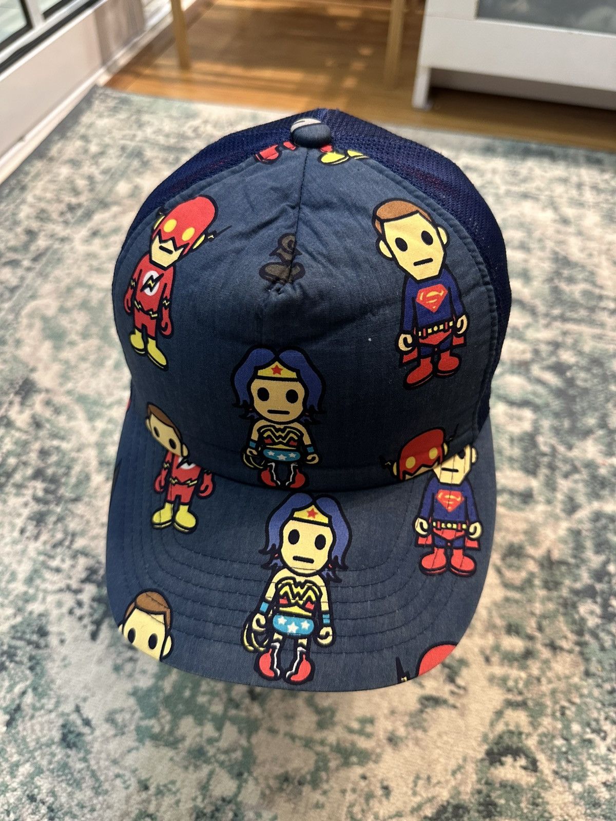 Bape 2007 A Bathing Ape DC Comics Trucker Hat Size ONE SIZE - 13 Thumbnail