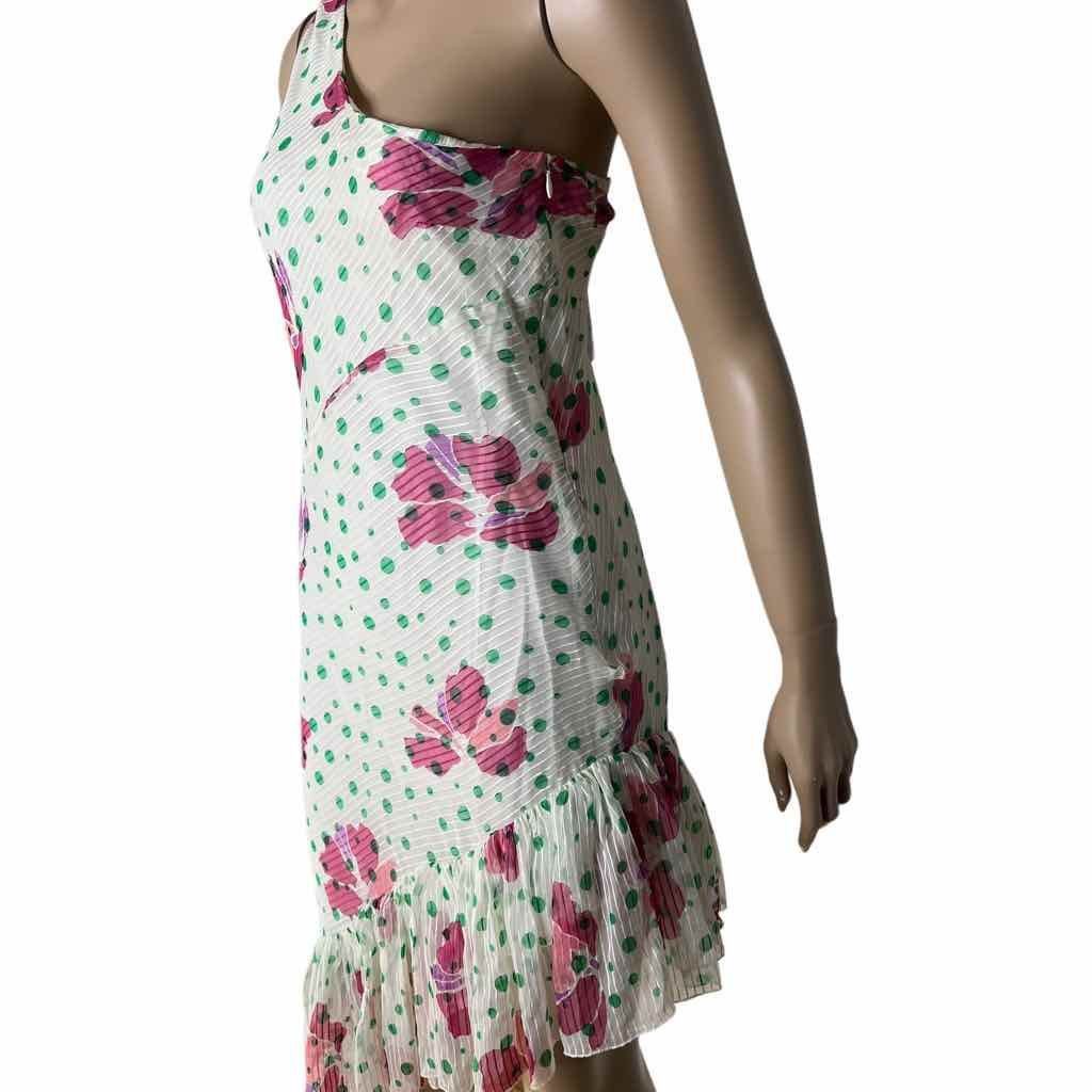 Paul & Joe NWT Paul & Joe Silk One-Shoulder Floral Asymmetrical Dress Size M / US 6-8 / IT 42-44 - 2 Thumbnail