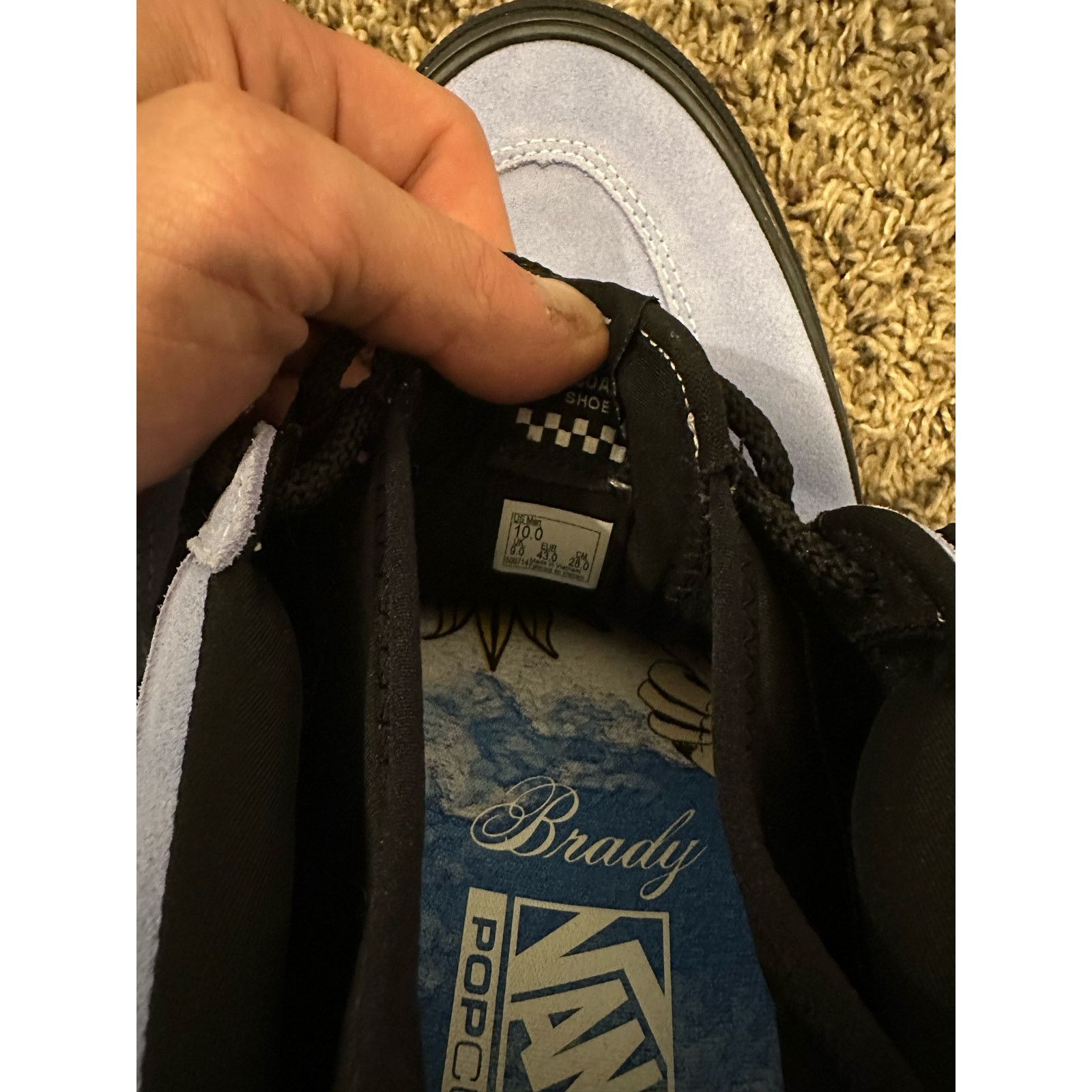 Palace Vans “safe low” palace vans collab mens 10 Size US 10 / EU 43 - 8 Thumbnail