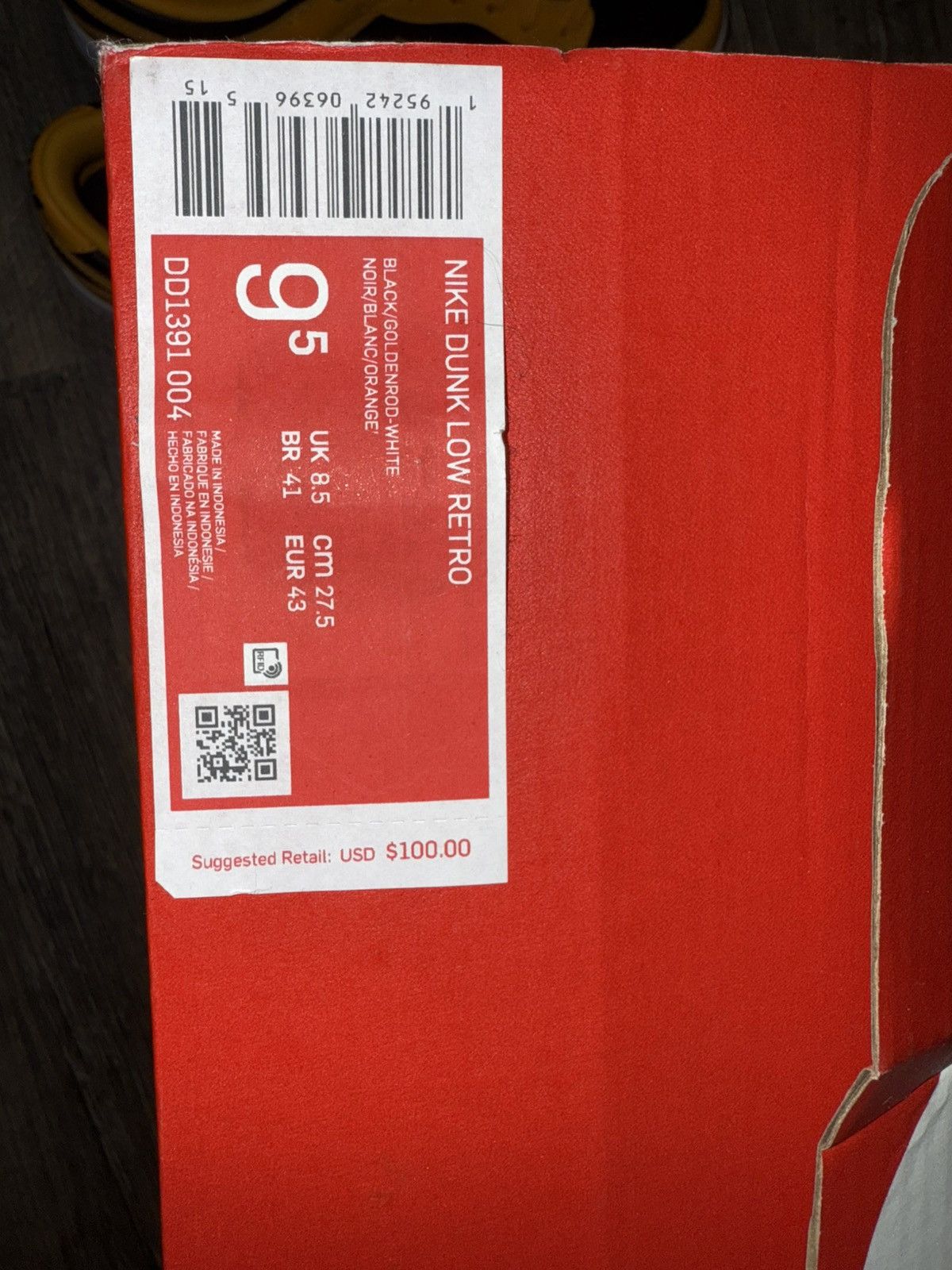 Nike Brand New Nike Dunk Low Retro Size US 9.5 / EU 42-43 - 5 Thumbnail
