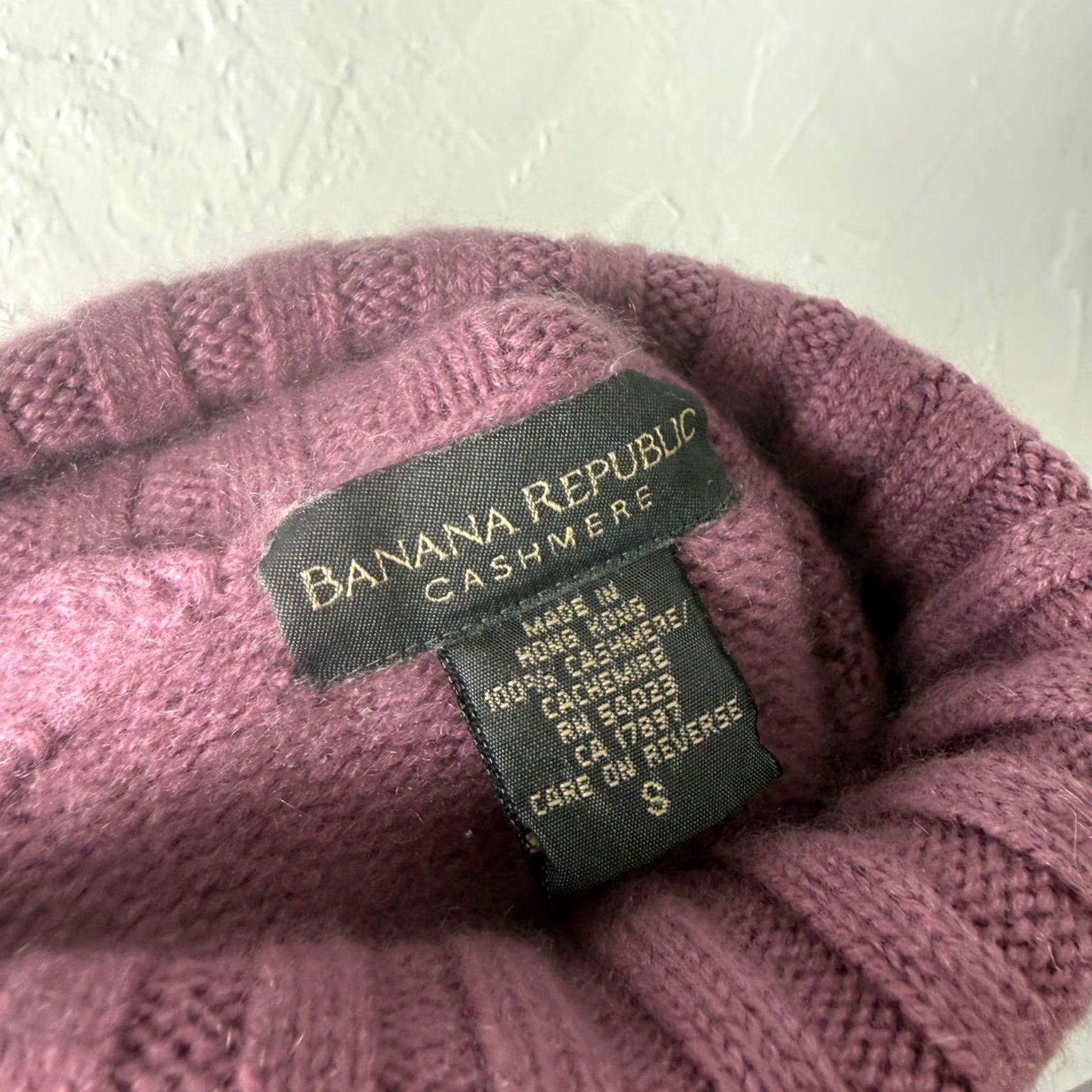 Banana Republic Vintage Banana Republic Womens Sweater S Turtleneck 100% Cashmere L/S TT14 Size S / US 4 / IT 40 - 5 Thumbnail