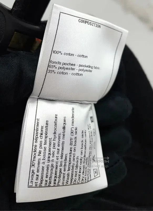 Chanel Chanel Black Cotton Women's Shorts Size S . Size 23" - 9 Thumbnail