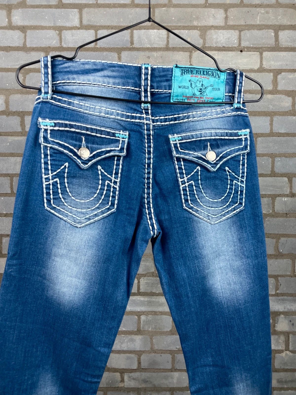 True Religion True Religion female Y2K affliction style jeans Size 27" / US 4 / IT 40 - 3 Thumbnail