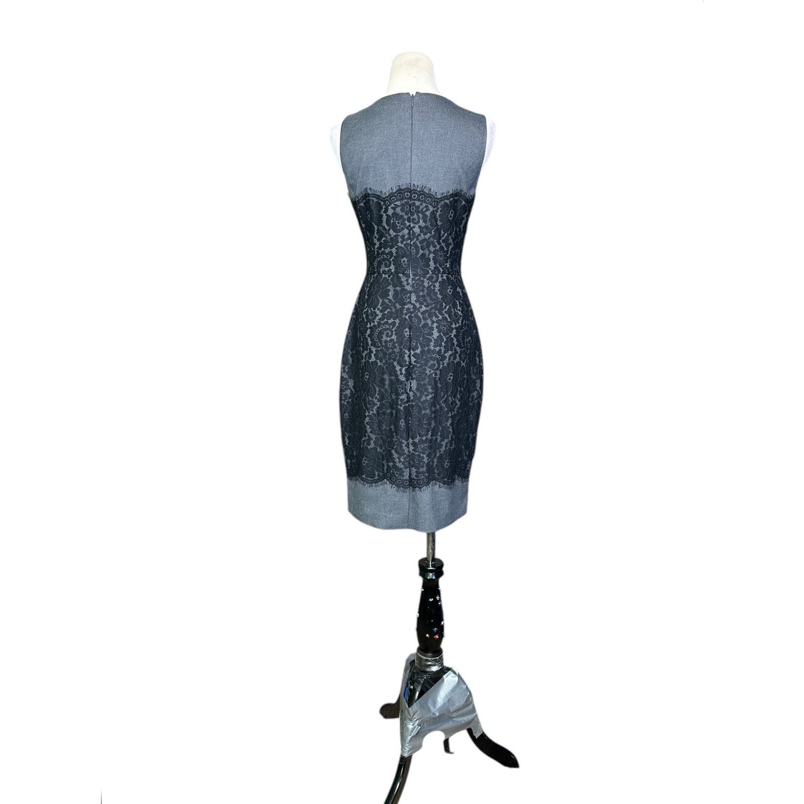 Banana Republic Banana Republic gray black lace overlay sheath dress size 0 Size XS / US 0-2 / IT 36-38 - 11 Thumbnail