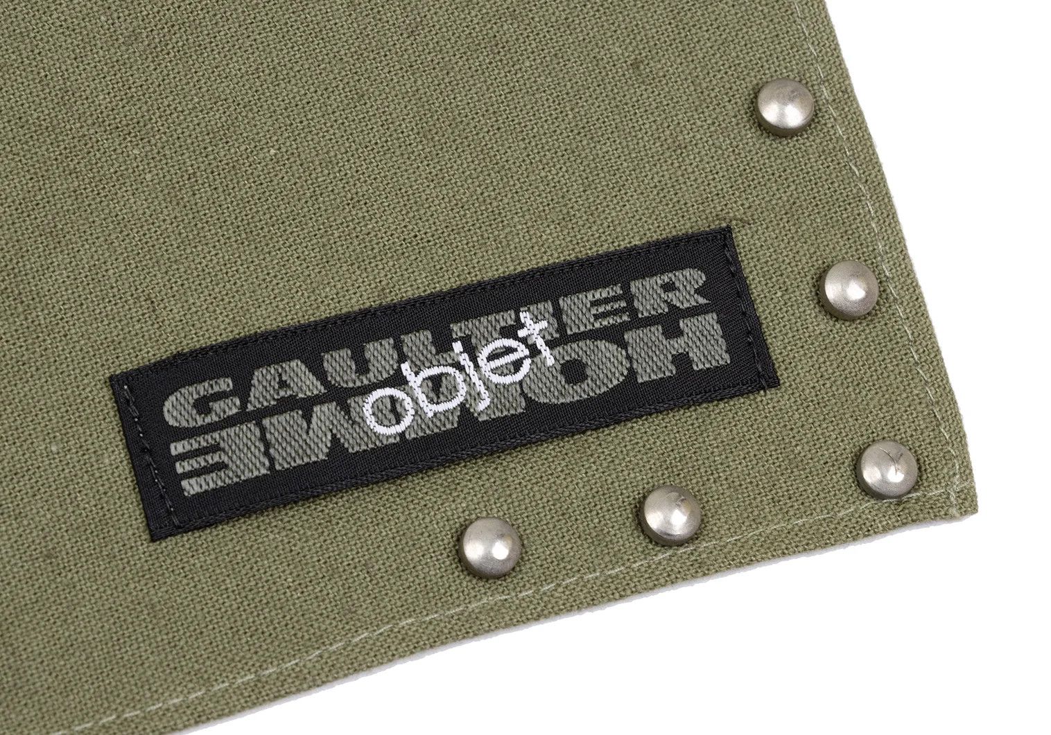 Jean Paul Gaultier Studded Scarf in Khaki Size ONE SIZE - 7 Thumbnail