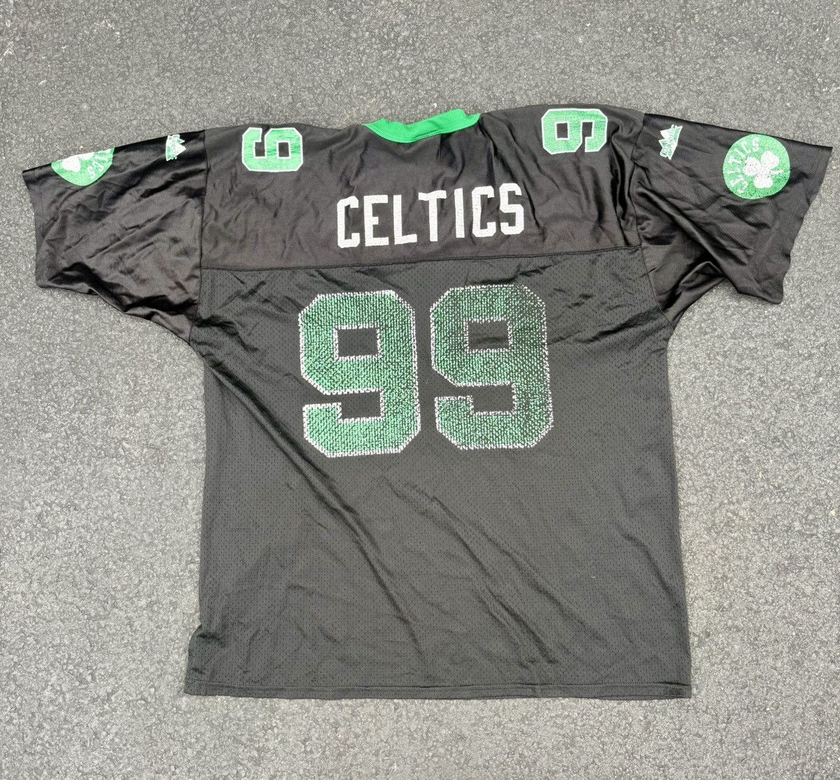 Majestic Vintage 90’s Boston Celtics football style jersey 99 Size US XXL / EU 58 / 5 - 1 Thumbnail