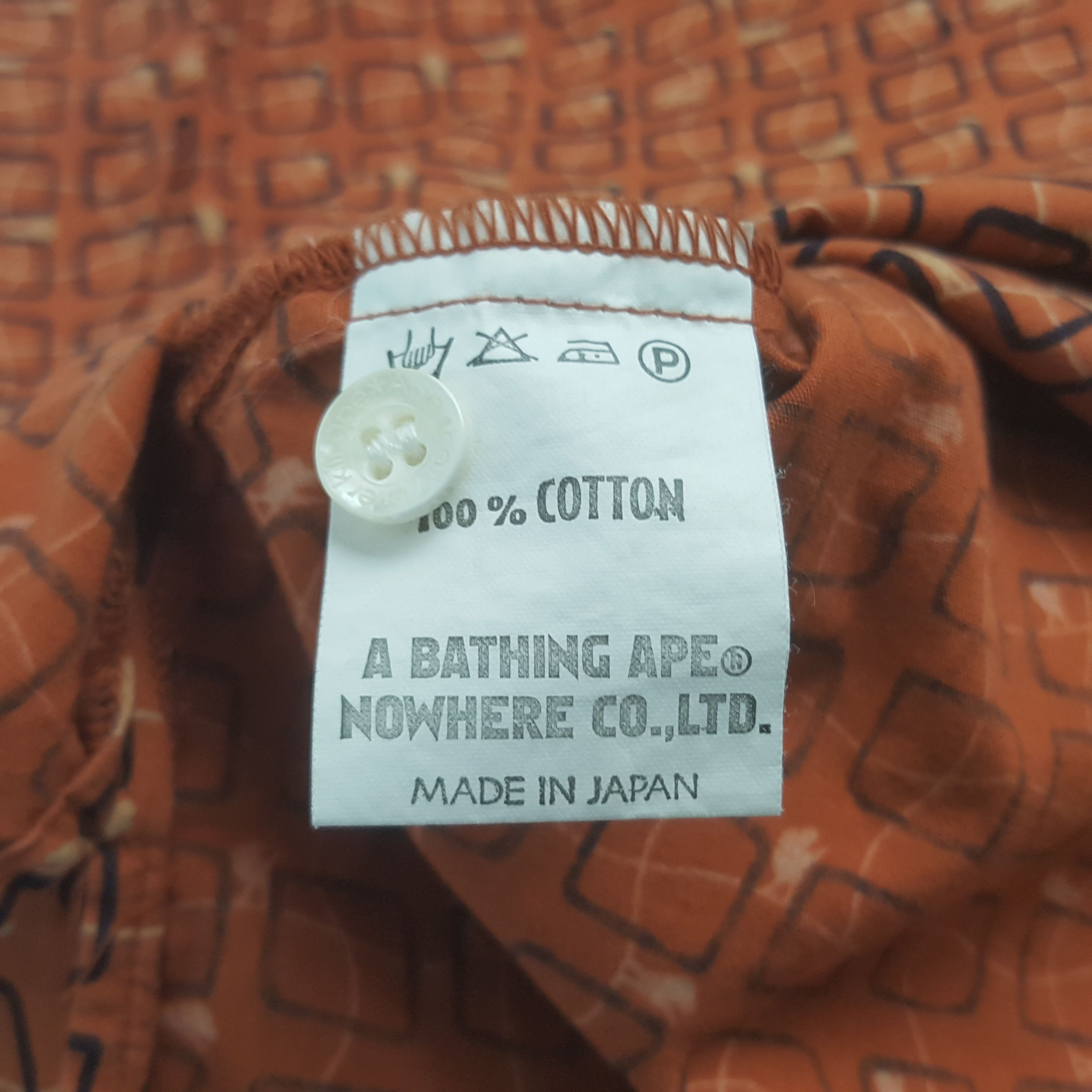 Bape Vintage A Bathing Ape Shirt Button Up C312N69 Size US S / EU 44-46 / 1 - 7 Thumbnail