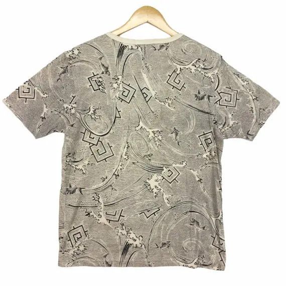 Vintage Vtg PAGONG KYOTO JAPAN Turtle All Over Print Tee Shirt Size US L / EU 52-54 / 3 - 5 Thumbnail