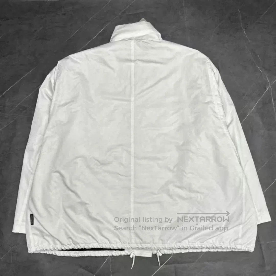 Balenciaga Balenciaga White Embroidered Logo Jacket. Size US L / EU 52-54 / 3 - 2 Thumbnail