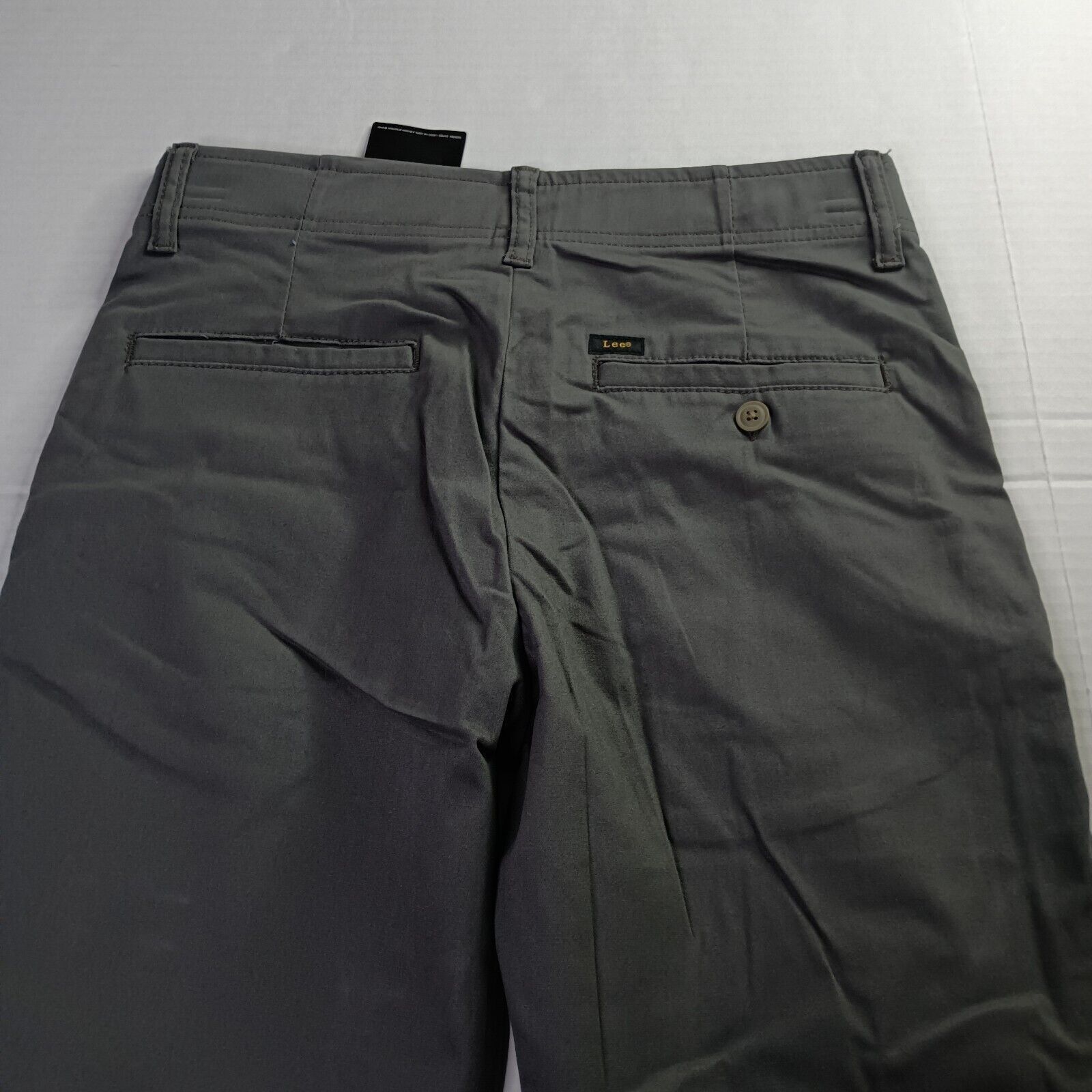 Lee Lee Chino Motion Flex Waistband Pants Men's 29x30 Gray Slim Size US 29 - 7 Thumbnail