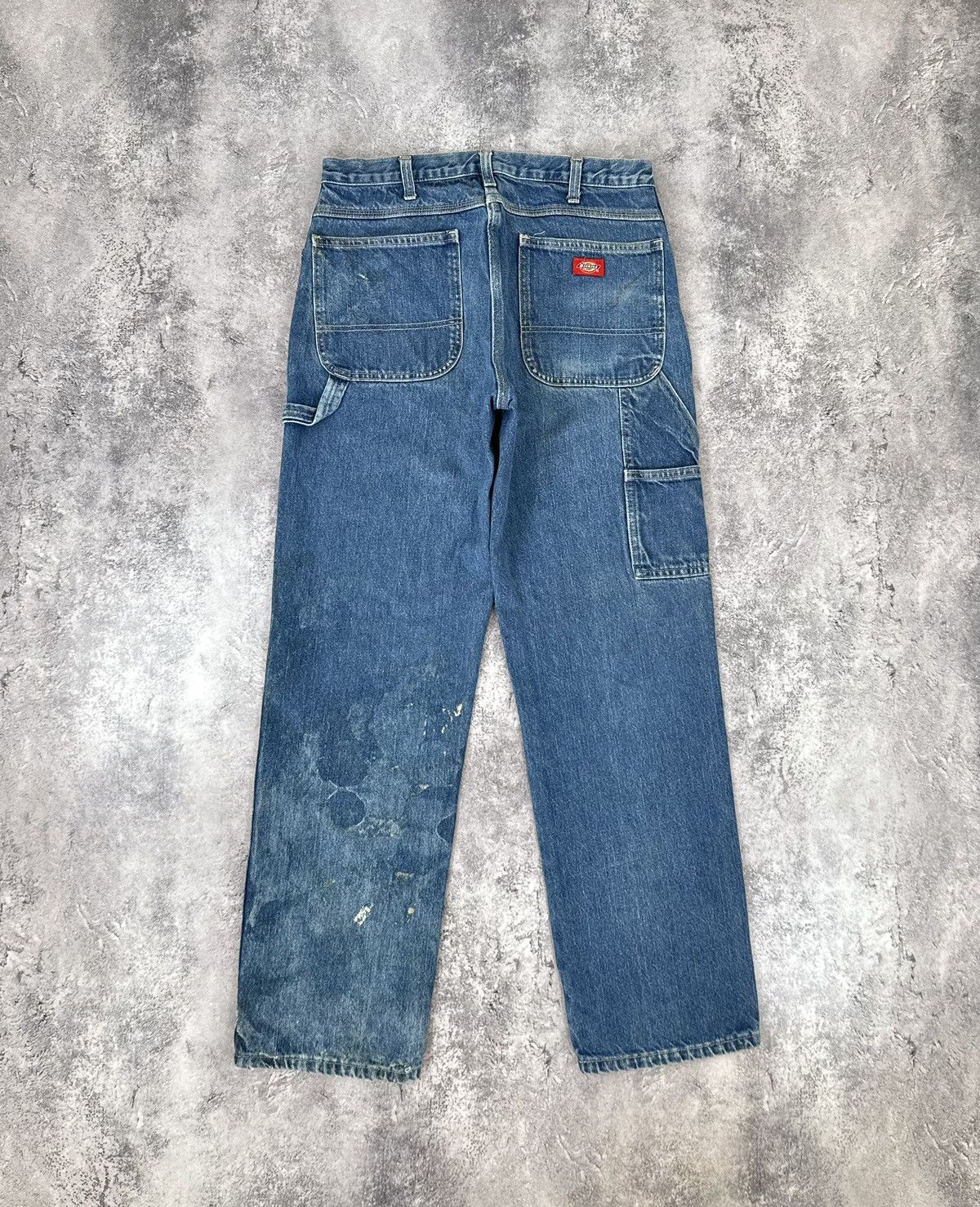 Dickies Vintage Dickies Carpenter USA Distressed Opium Work Pants Size US 34 / EU 50 - 1 Thumbnail