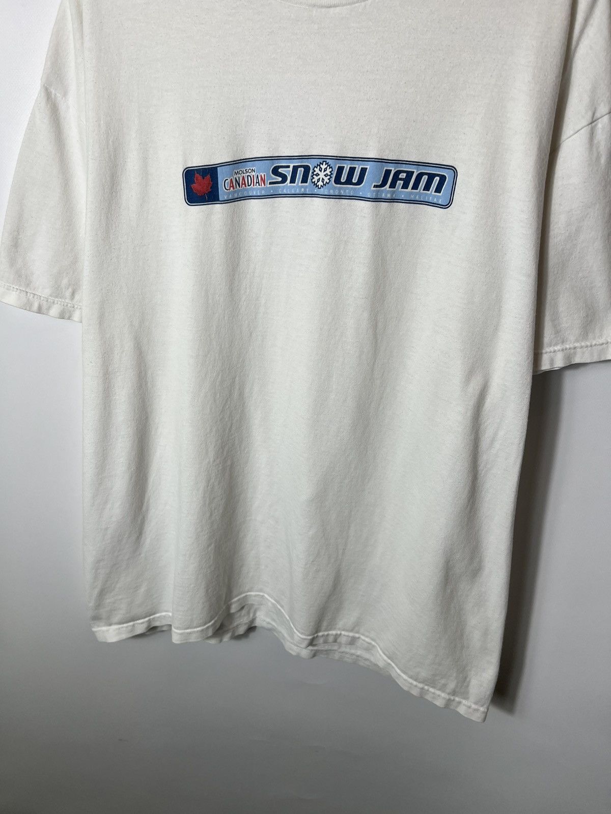 Vintage Vintage Ski Molson Canadian SNOW JAM Beer Promo T-Shirt Size US XL / EU 56 / 4 - 4 Thumbnail