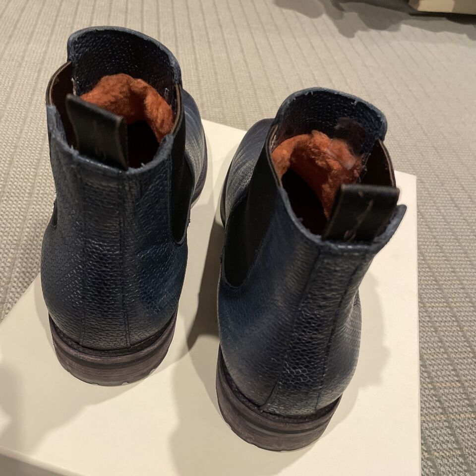 Santoni SANTONI Goodyear welt leather boots with shearling lining Size US 9.5 / EU 42-43 - 3 Thumbnail