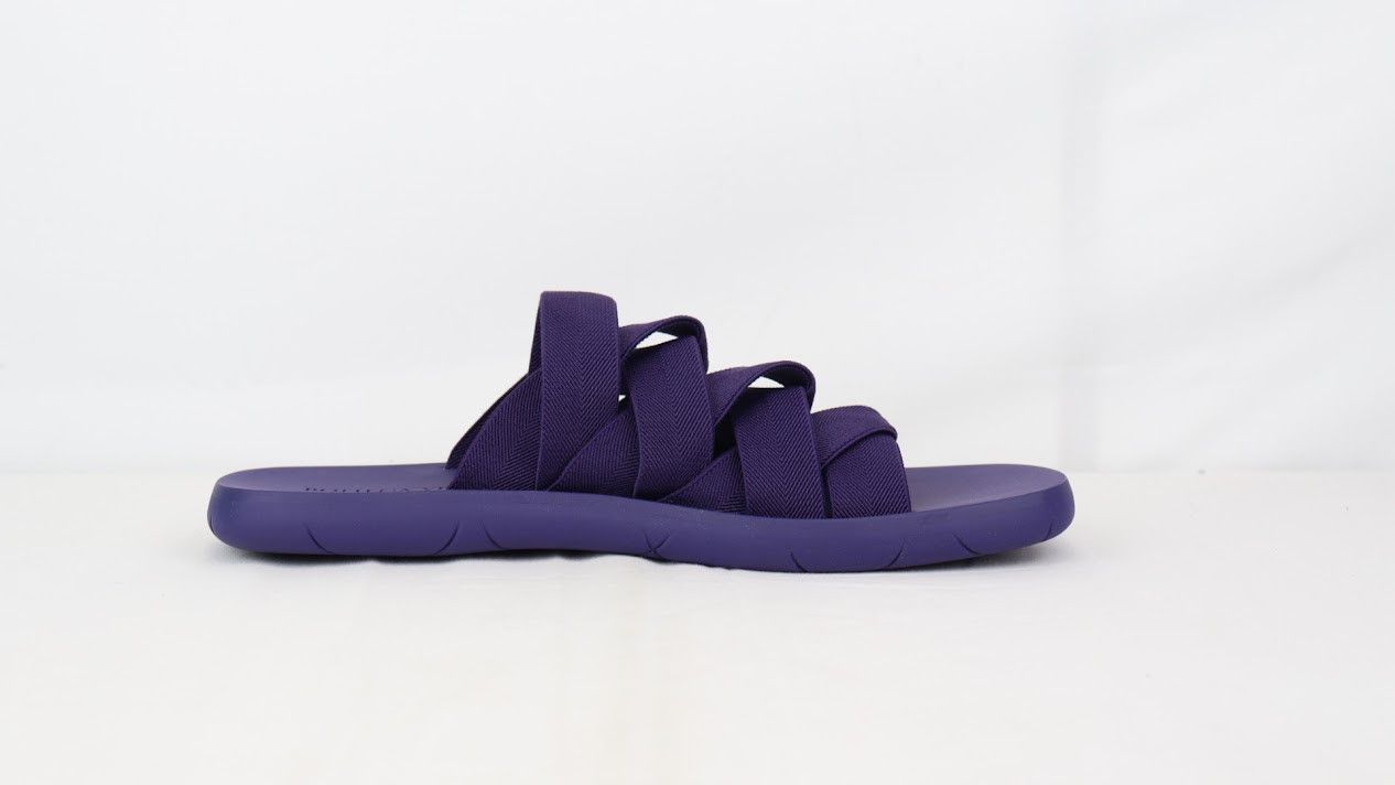 Bottega Veneta o1rshd1 Intrecciato Starfish Plat Sandal in Blue Size US 13 / EU 46 - 6 Thumbnail