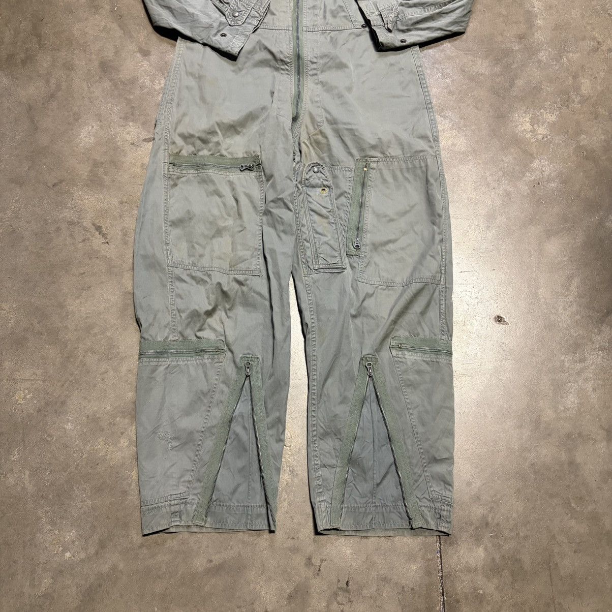 Vintage Vintage K2B Military Flight Suit Vietnam Repaired Crown 50s Size US 34 / EU 50 - 6 Thumbnail