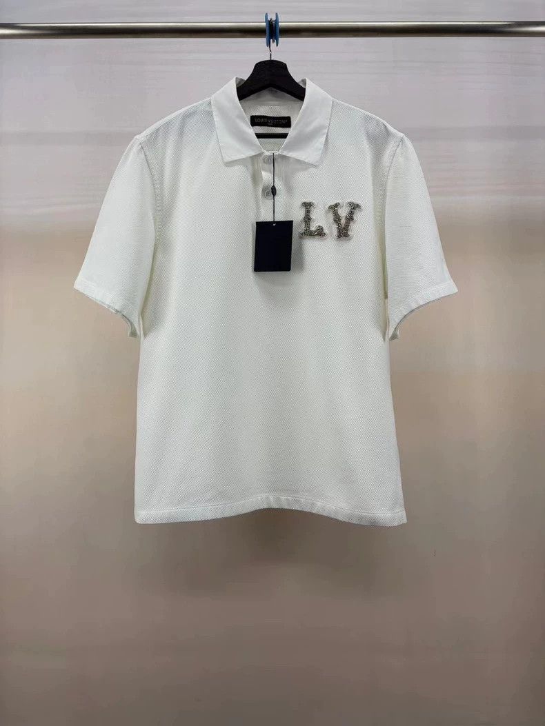 Louis Vuitton LOUIS VUITTON size 4l Fei Dong rhinestone logo short sleev Size US XXL / EU 58 / 5 - 1 Thumbnail
