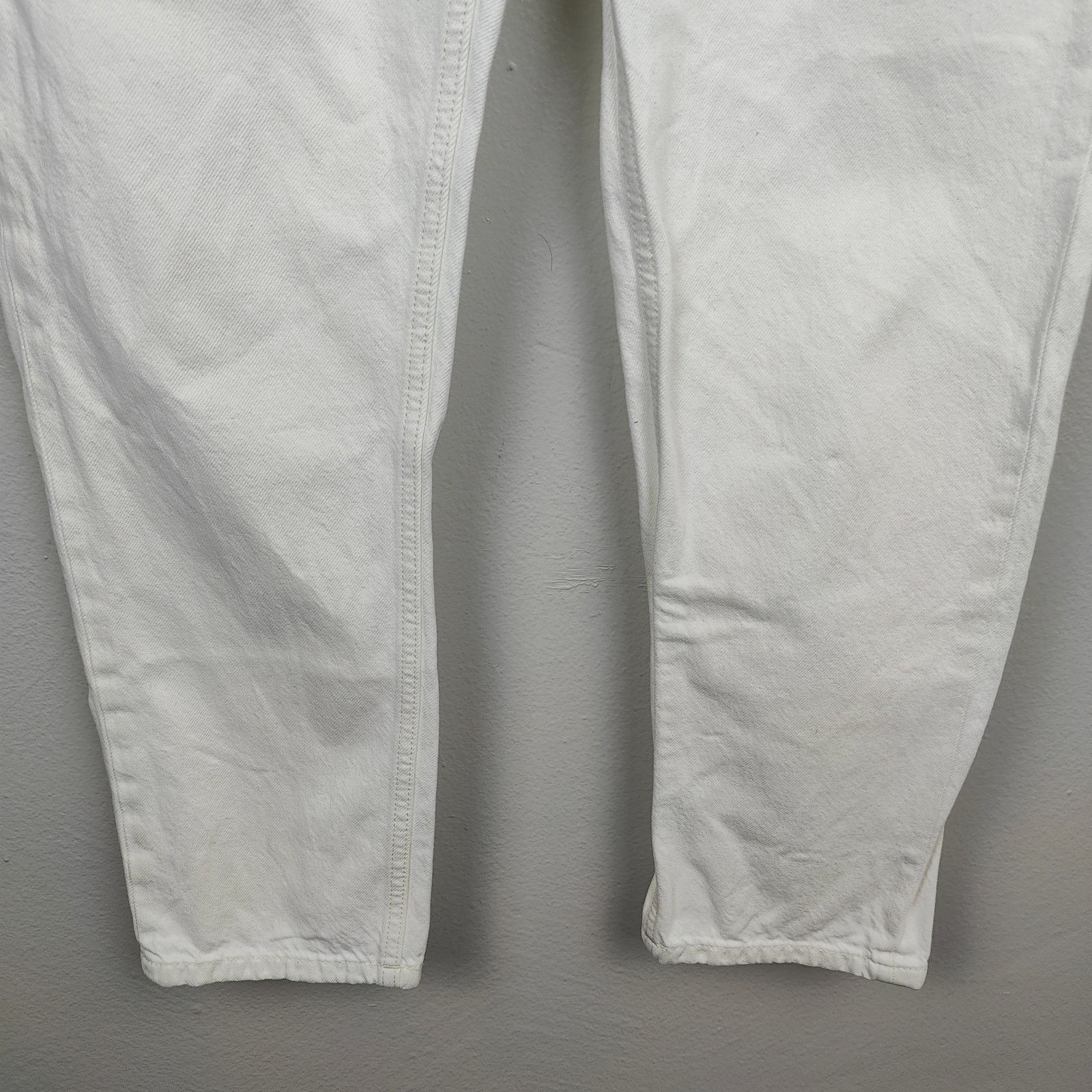 Tom Wood Tom Wood W Straight Jeans Womens 27x30 Vintage White Size 27" / US 4 / IT 40 - 4 Thumbnail
