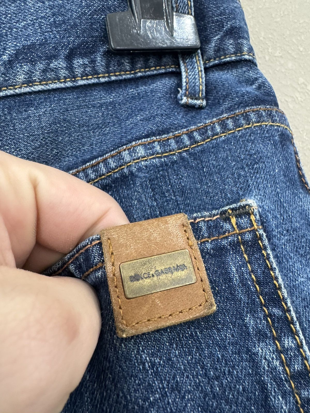 Dolce & Gabbana Dolce & Gabbana denim Capri jeans logo Size US 32 / EU 48 - 3 Thumbnail
