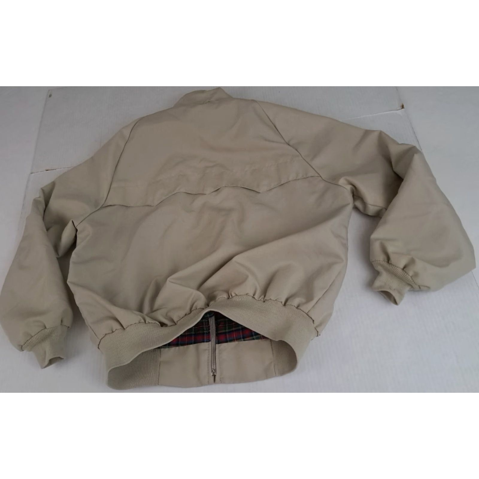 Vintage VINTAGE Ozark Trail Insulated Full Zip Jacket Plaid Beige Cotton Tan USA Made Bomber Jacket Men L Regular Width 90s Hiking Size US L / EU 52-54 / 3 - 6 Thumbnail