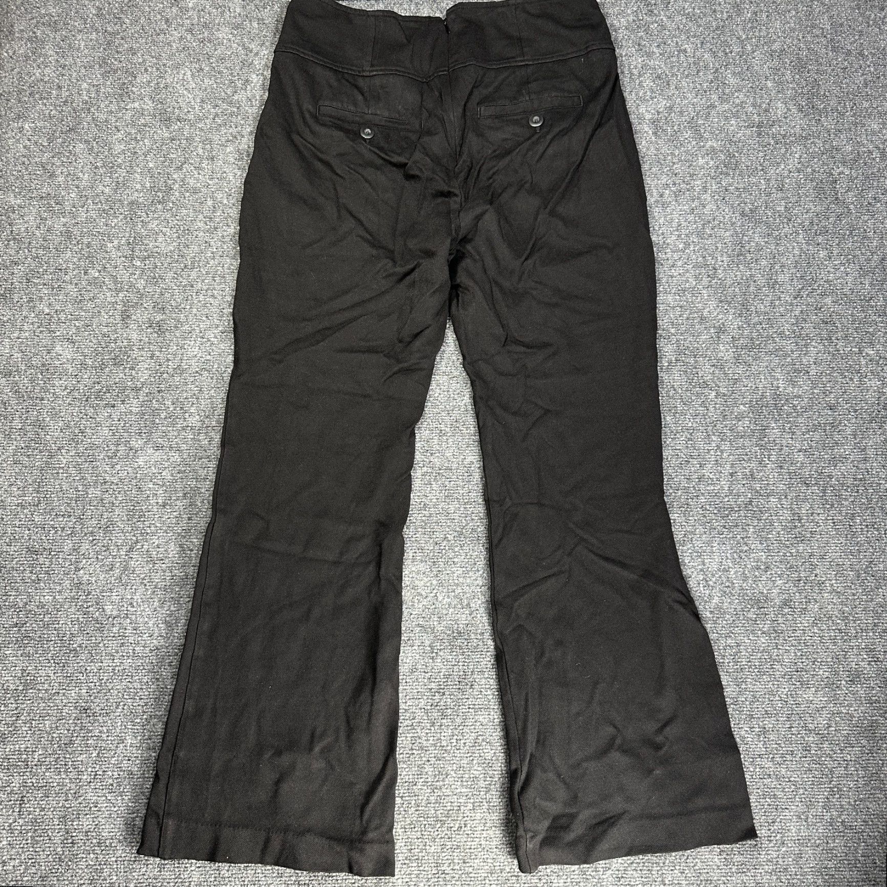 Vintage CAbi Pants Womens 12 Camden Trouser Black Stretch Back Zip Bootcut Jeans Pants Women Regular Slim Modern Equestrian 12 Black Womens Size 34" / US 12 / IT 48 - 6 Thumbnail