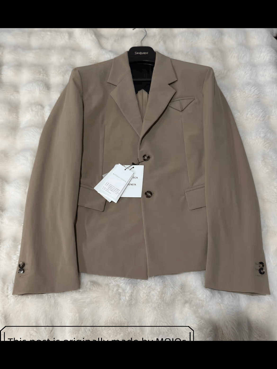 Bottega Veneta Sz 48 Bottega Veneta Triangle Shape Logo Blazer Jacket Size US M / EU 48-50 / 2 - 1 Thumbnail