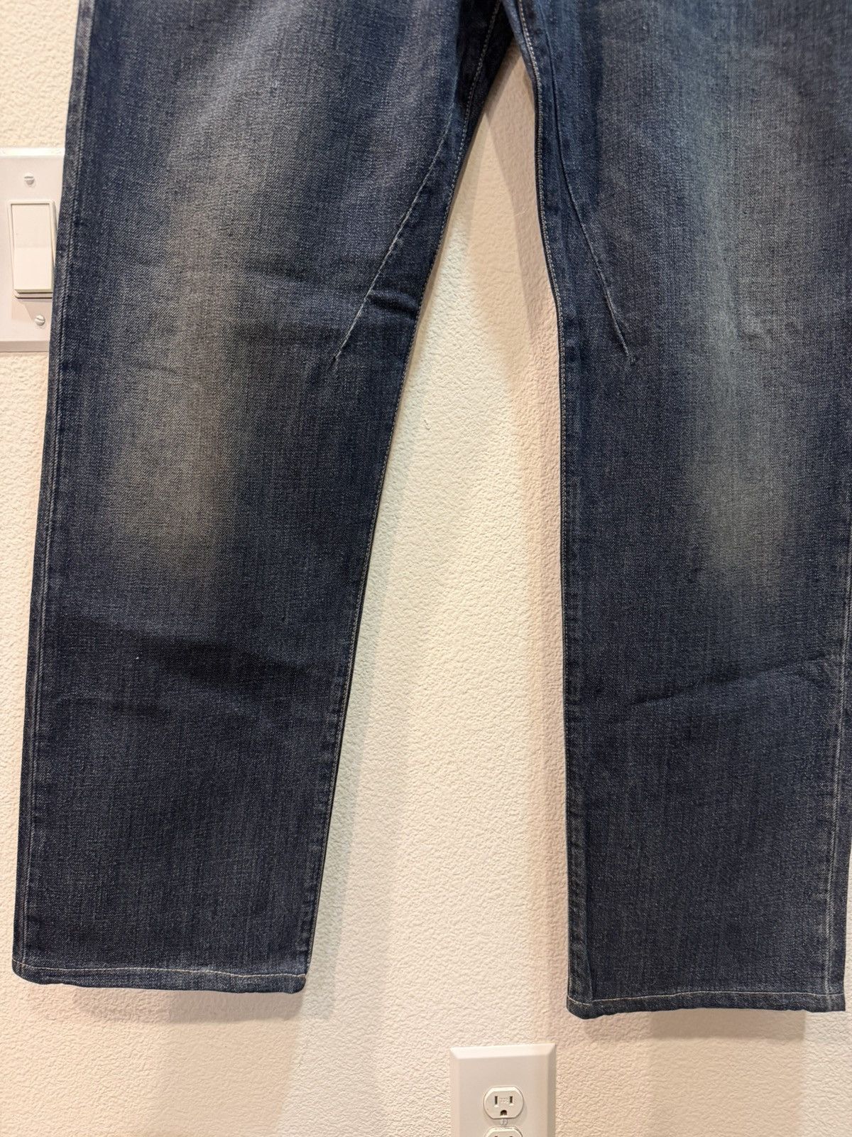 Rick Owens Dirty Blue Detroit Cut Denim Jeans 36 Size US 36 / EU 52 - 3 Thumbnail