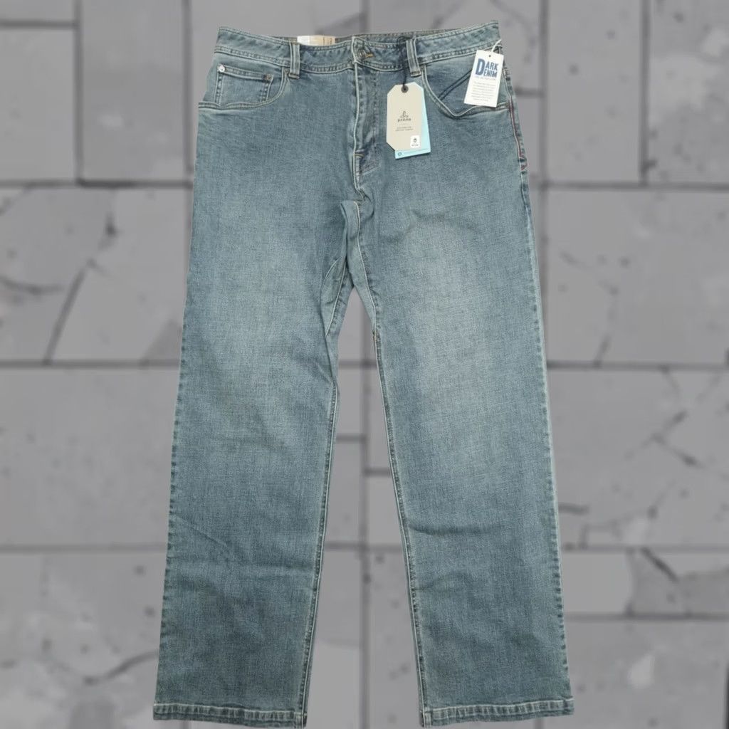 Prana Prana Axiom Jeans Men’s 36x34 Antique Stone Wash Stretch Denim Standard Fit Shirt? Size US 36 / EU 52 - 1 Thumbnail