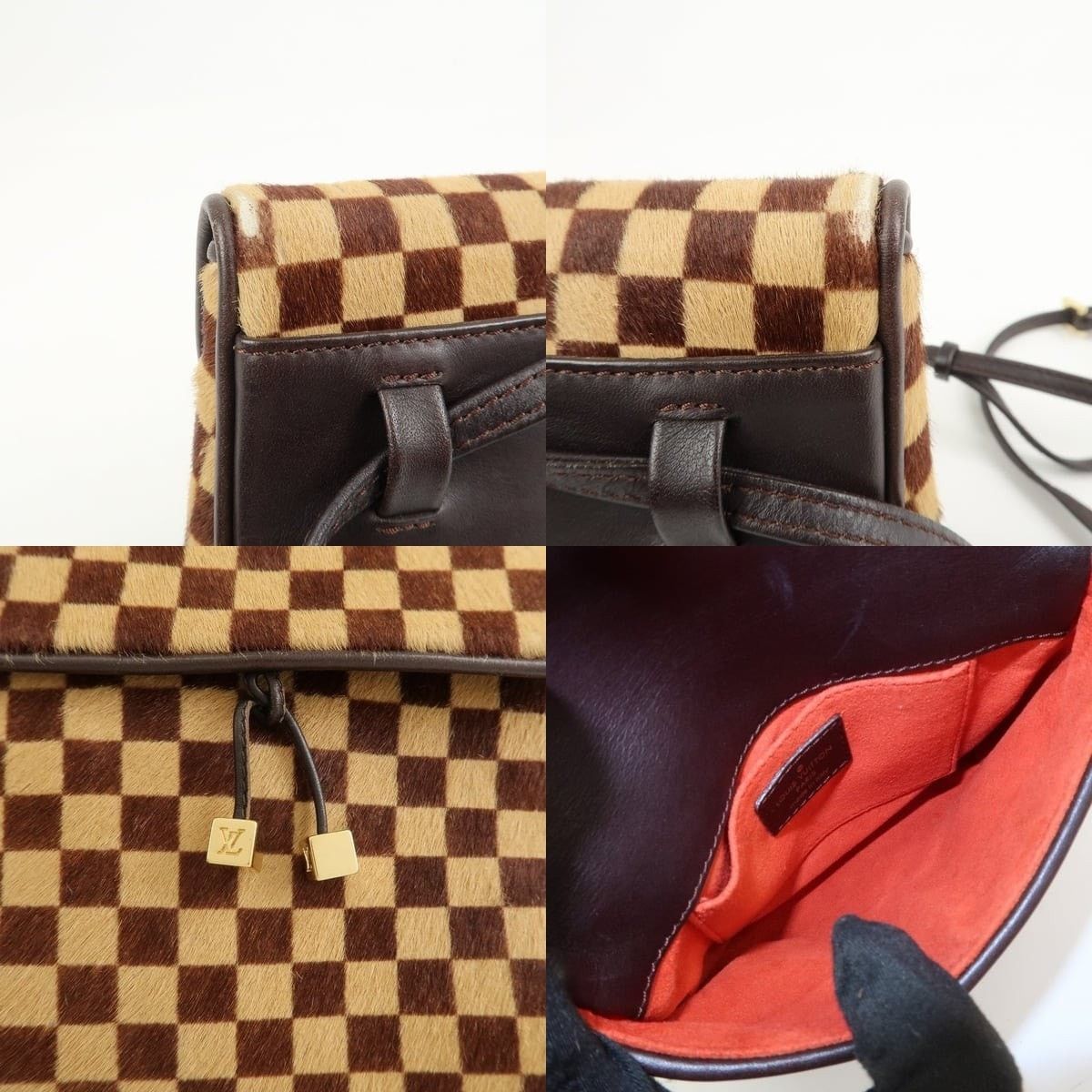 Louis Vuitton Louis Vuitton Damier Sauvage Gazelle Calf Hair Shoulder Bag Size ONE SIZE - 6 Thumbnail