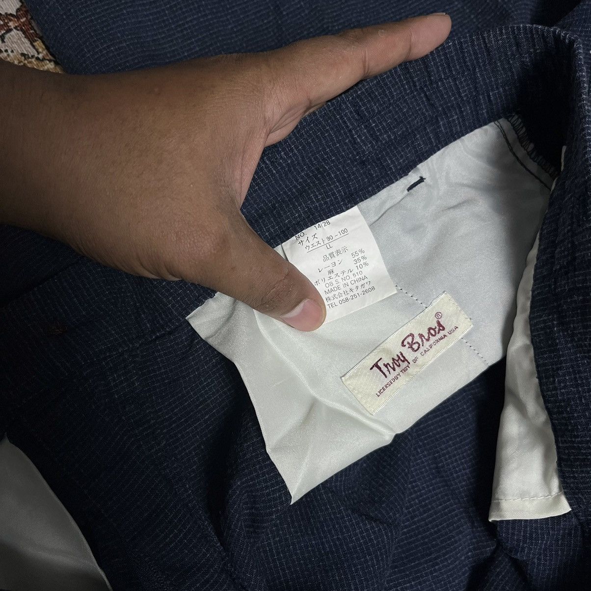 Japanese Brand × Vintage Troy Bros Celluler Pocket Short Pants Size US 40 / EU 56 - 4 Thumbnail