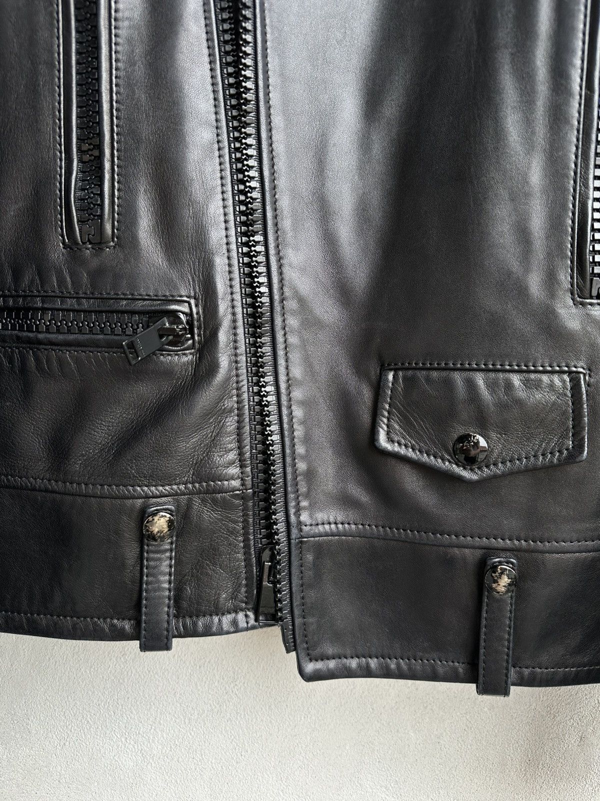 Hedi Slimane × Saint Laurent Paris [50] 2015 Black L01 lambskin leather jacket Size US M / EU 48-50 / 2 - 8 Thumbnail