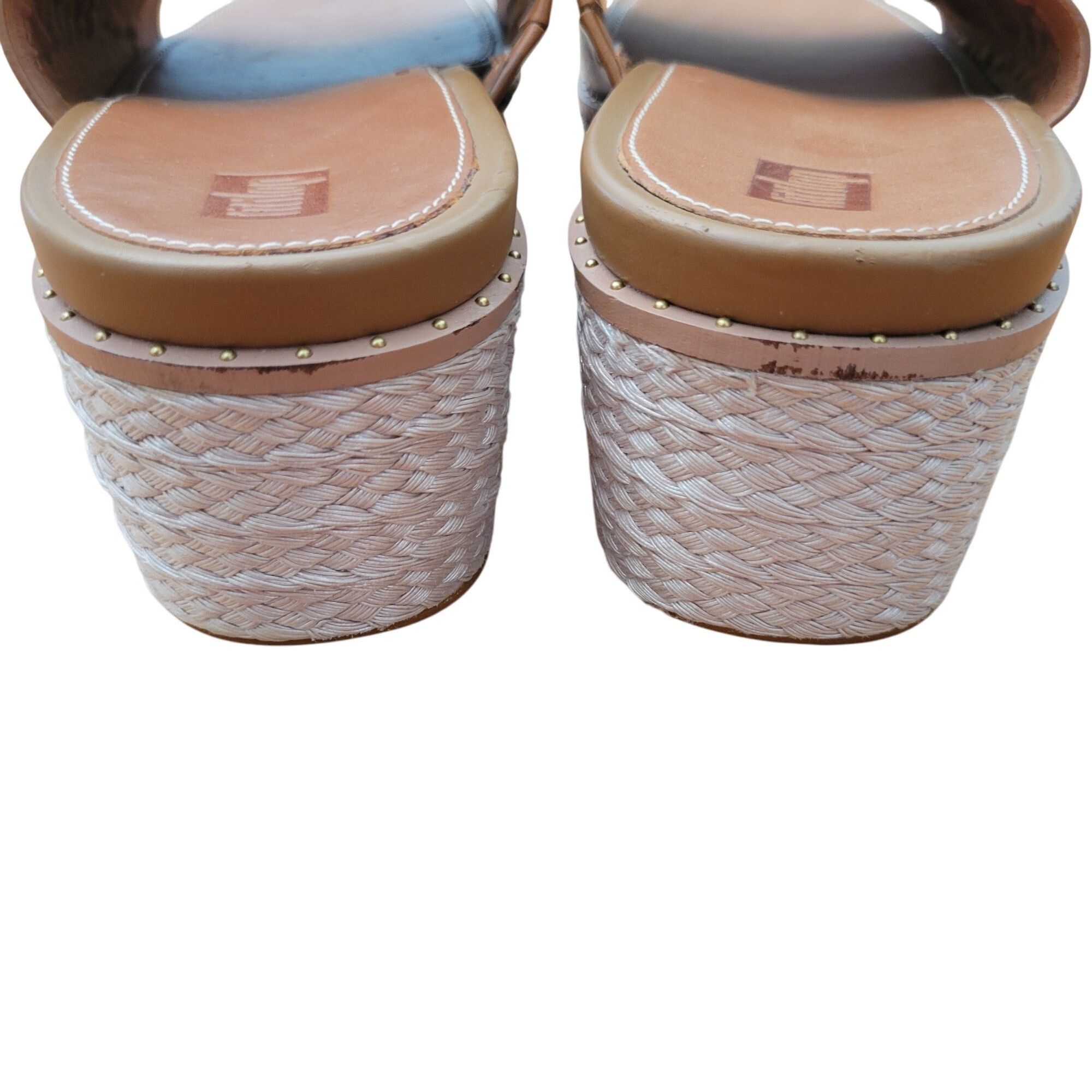 Other Fitflop 11 ELOISE Espadrille Tan Platform Slide Sandals Micr Size US 11 / IT 41 - 4 Thumbnail