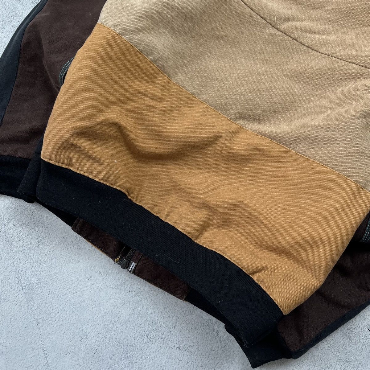 Carhartt Vintage Carhartt USA Flag distressed Reworked jacket Size US S / EU 44-46 / 1 - 8 Thumbnail