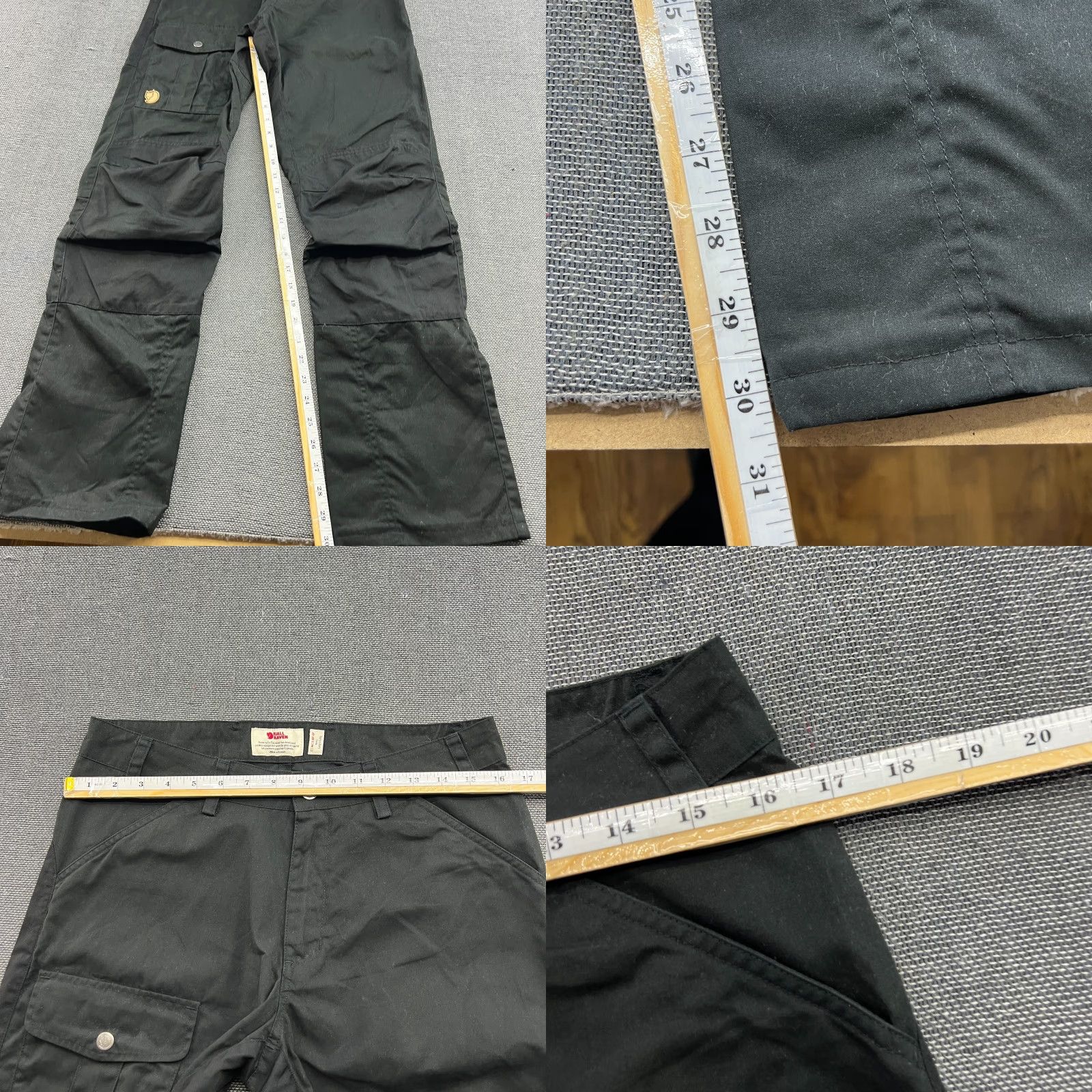 Vintage Fjällräven Niis Trousers Mens Pants Size EU 46 Black G-1000 Outdoor Track Pants Mens Size US 30 / EU 46 - 8 Thumbnail