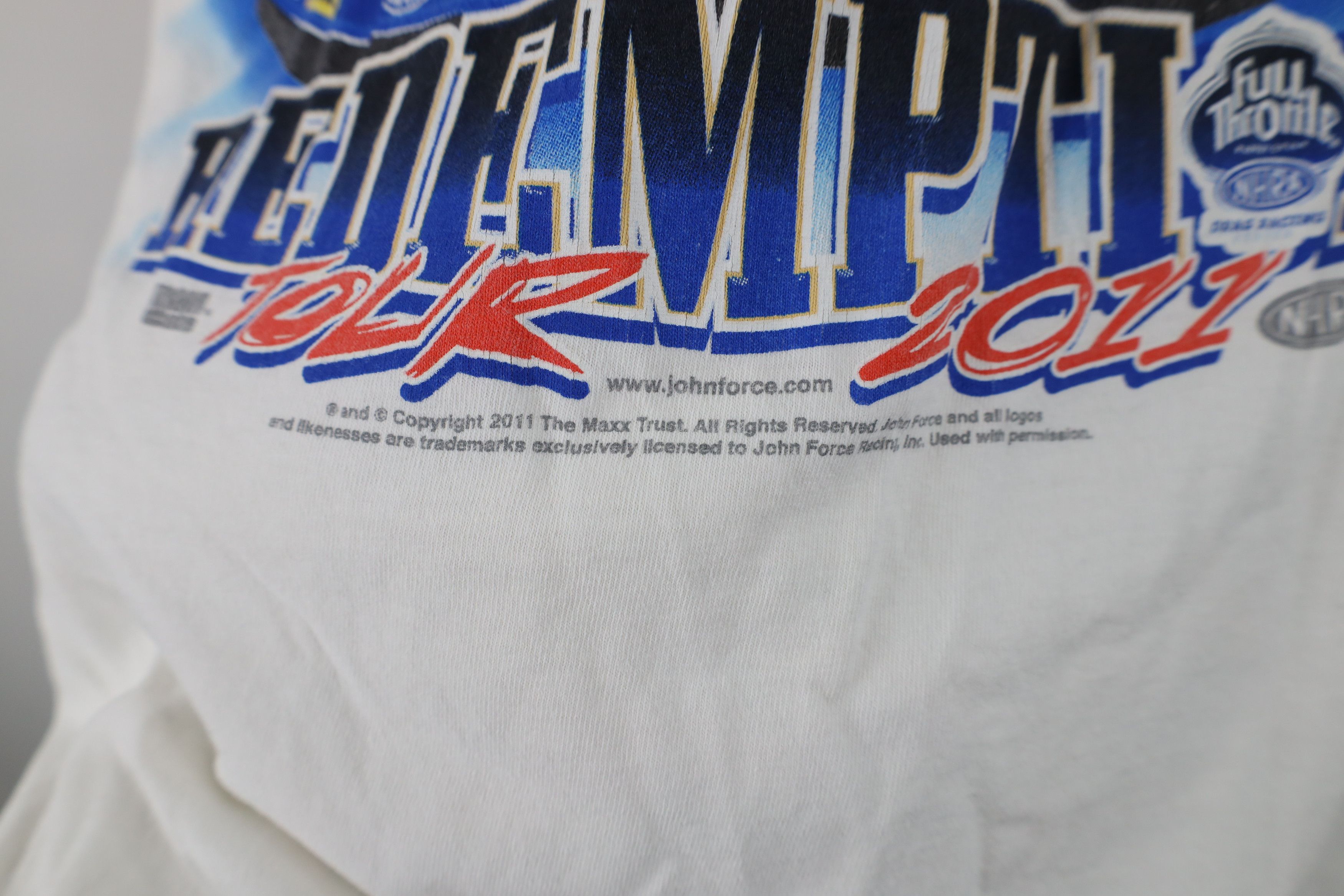 Vintage Vintage Y2K John Force Robert Hight Redemption T-Shirt Size US XL / EU 56 / 4 - 12 Thumbnail