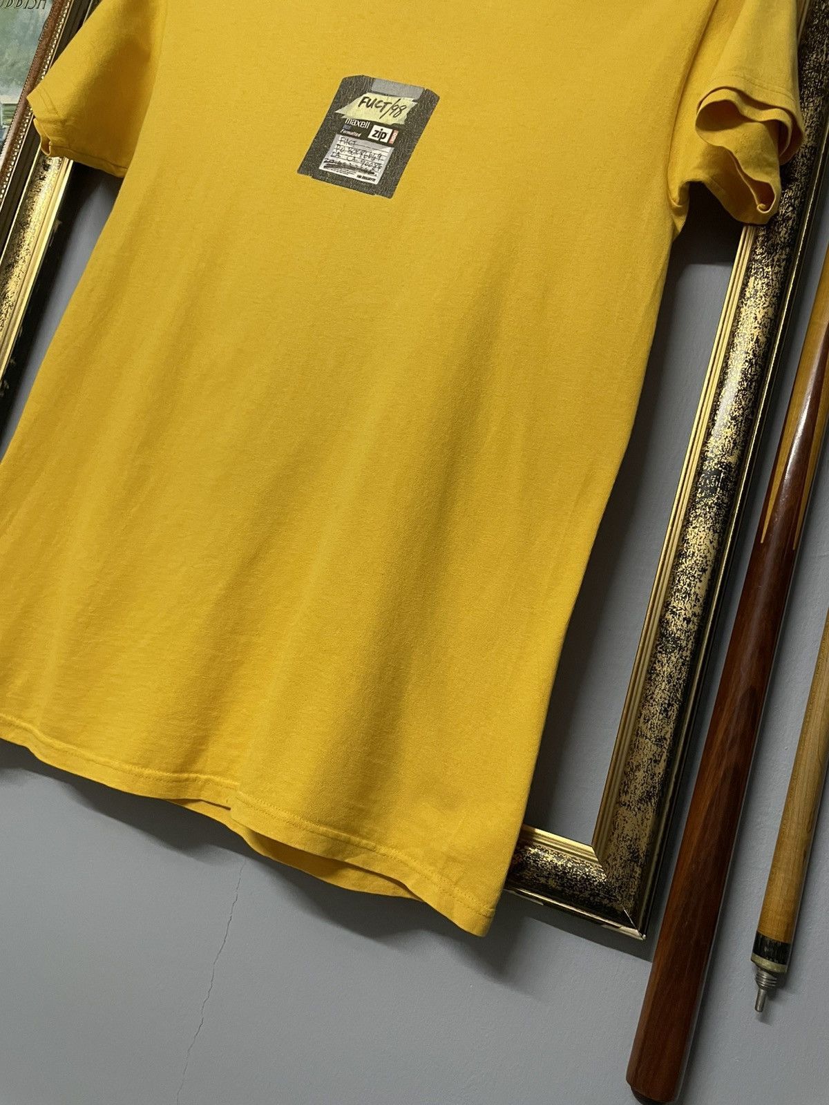 FUCT Vintage 1990s Designer Fuct Skateboard Harddisk Tshirt Size US M / EU 48-50 / 2 - 6 Thumbnail