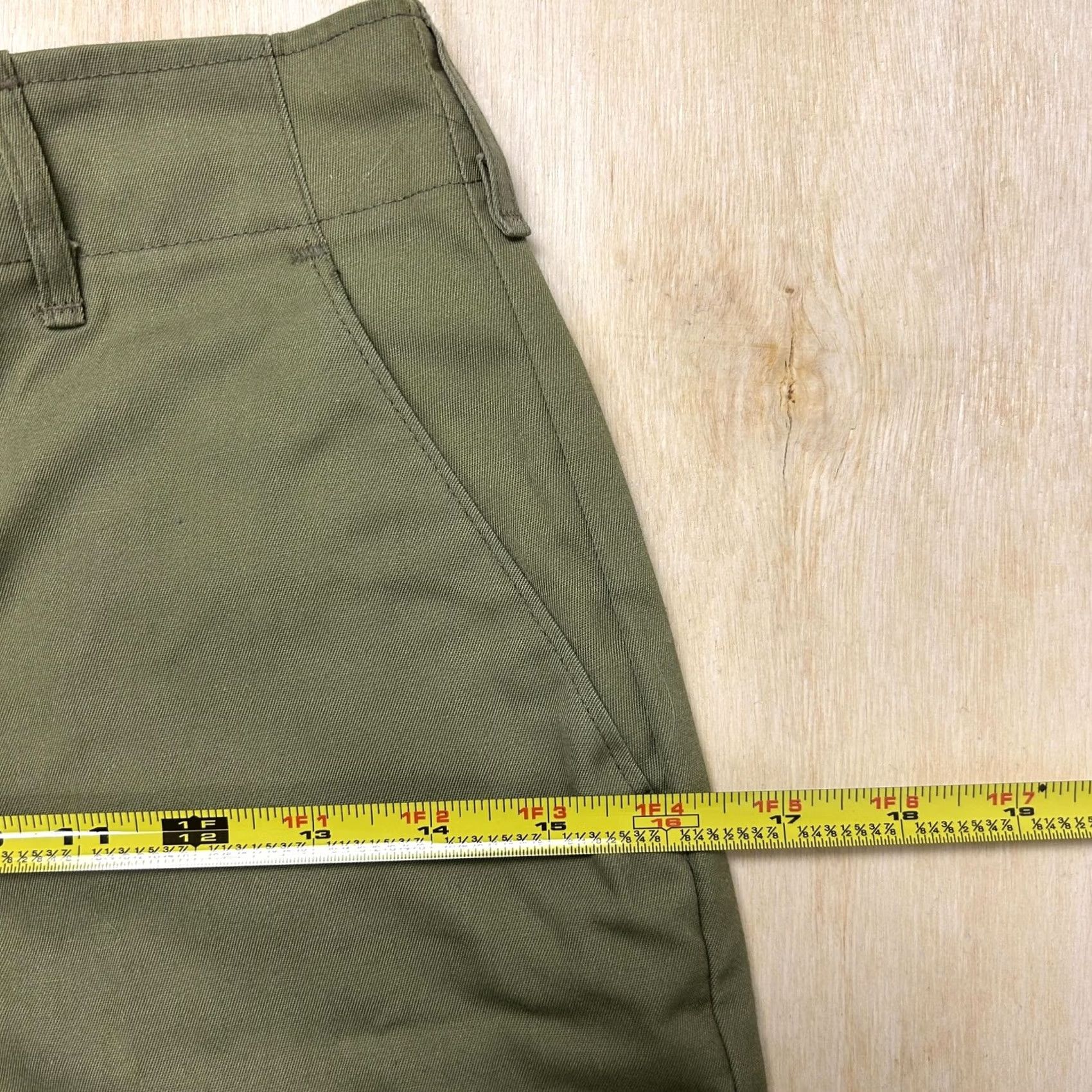 Vintage VINTAGE Boy Scouts of America Shorts Womens 26 Green Twill Zip Fly Casual Wear Slim 9in Inseam Womens Brown Green Size 26" / US 2 / IT 38 - 7 Thumbnail