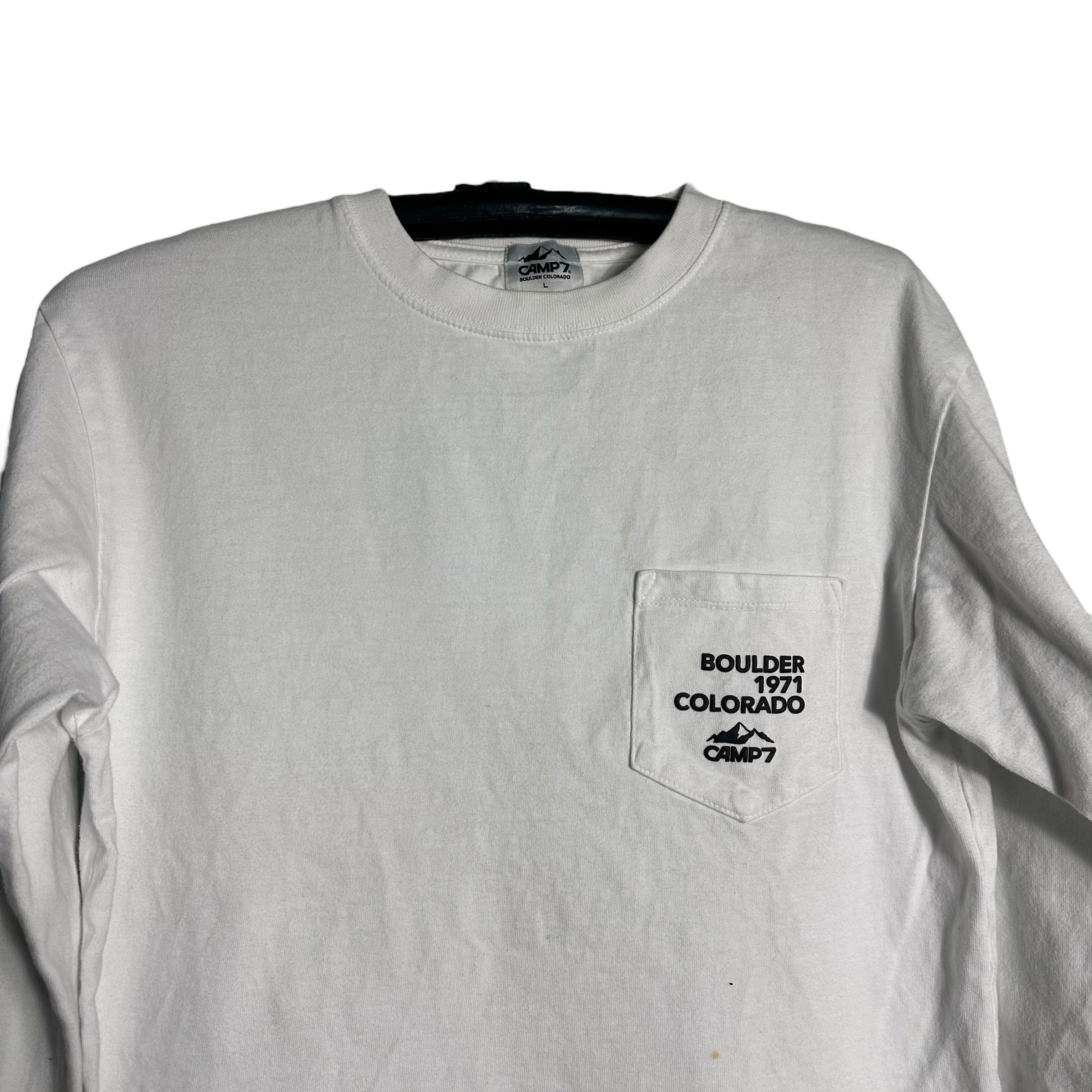 Other 🔥RARE🔥Camp 7 Boulder Colorado L/S Single Pocket T-shirt Size US S / EU 44-46 / 1 - 2 Thumbnail