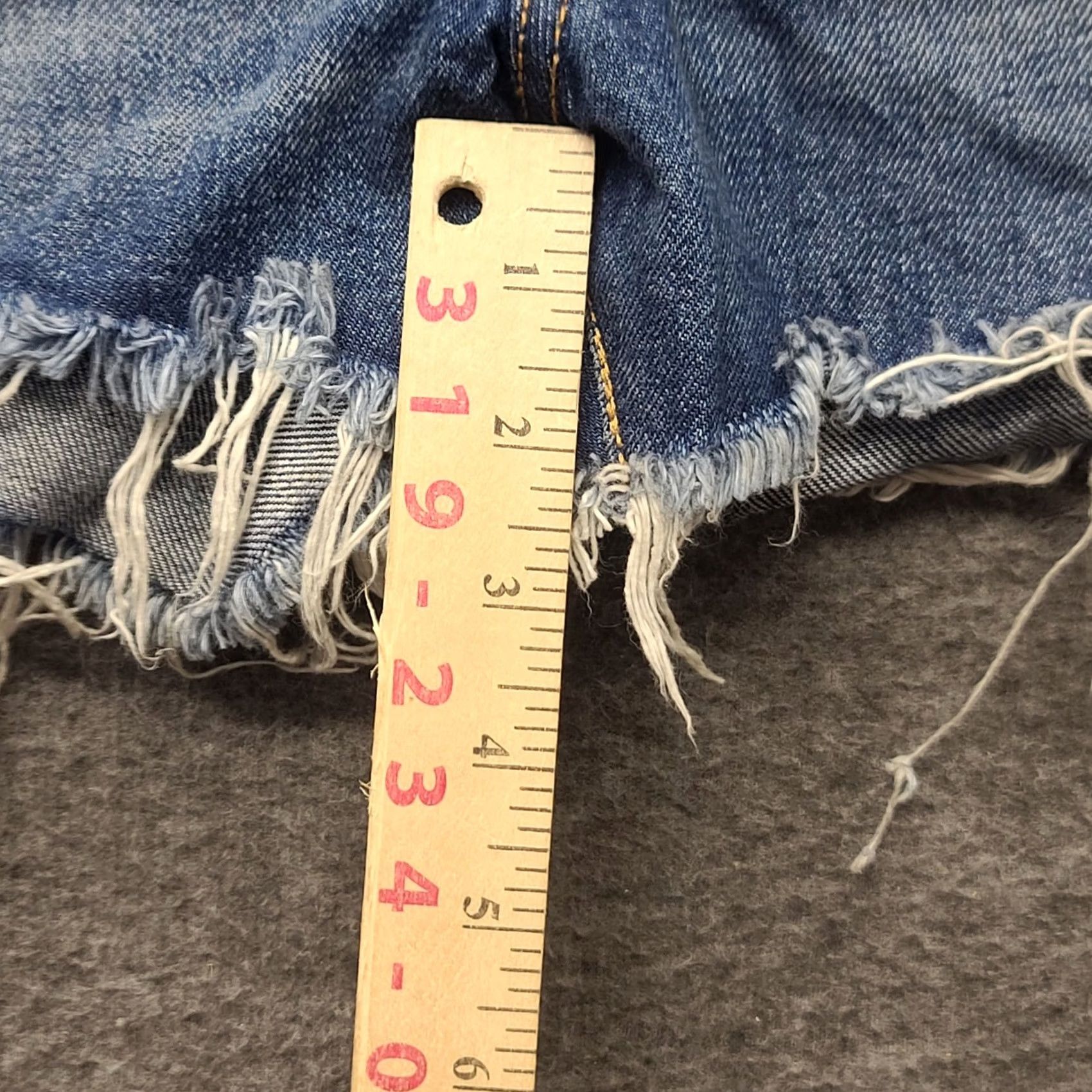 Levi's VINTAGE Levi's 501 XX Cut Off Shorts Womens 29 Regular High Rise Daisy Dukes Booty Denim Blue 90s Womens Size 29" - 6 Thumbnail