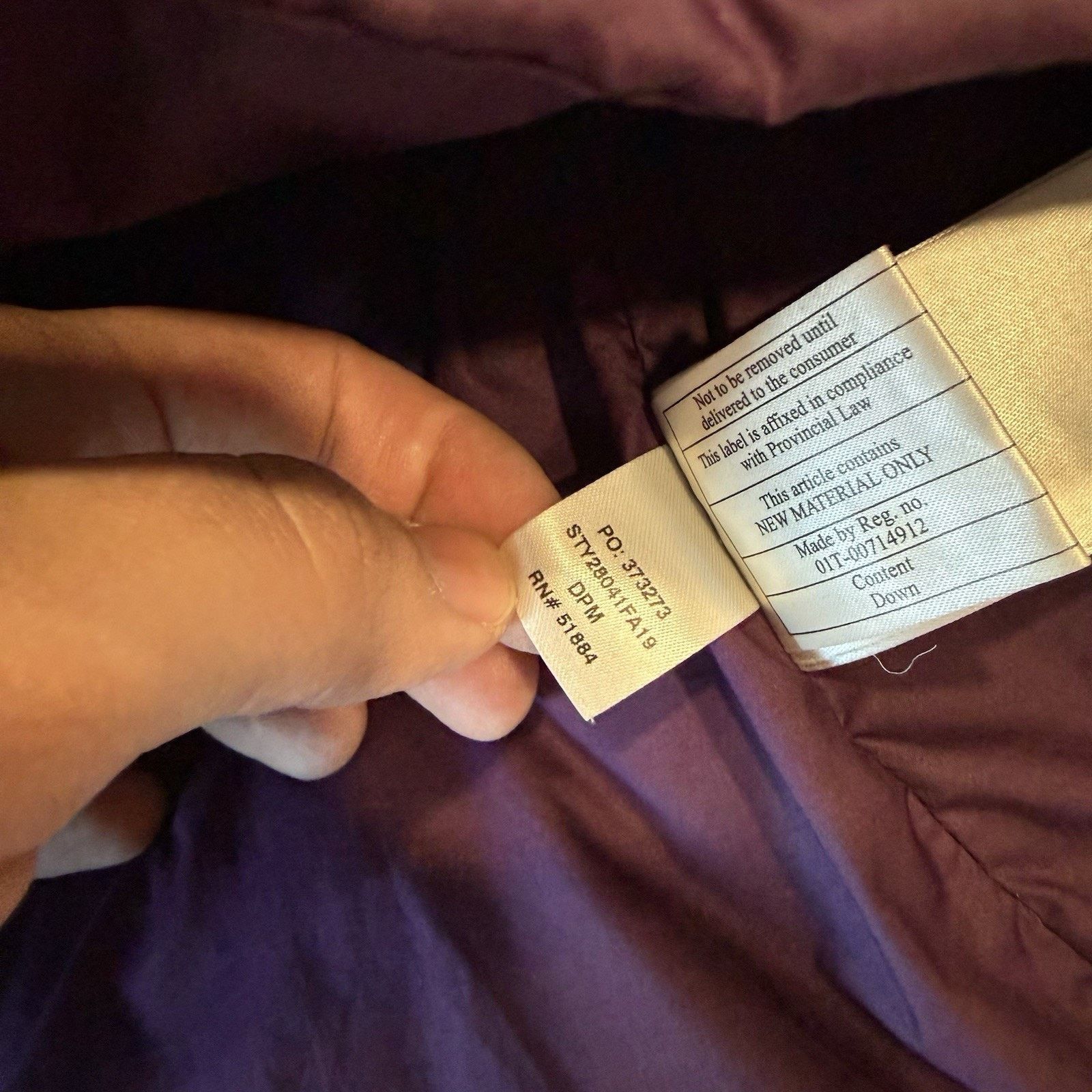 Patagonia Patagonia Down With It Jacket Women's Small Purple Insulated Size S / US 4 / IT 40 - 7 Thumbnail
