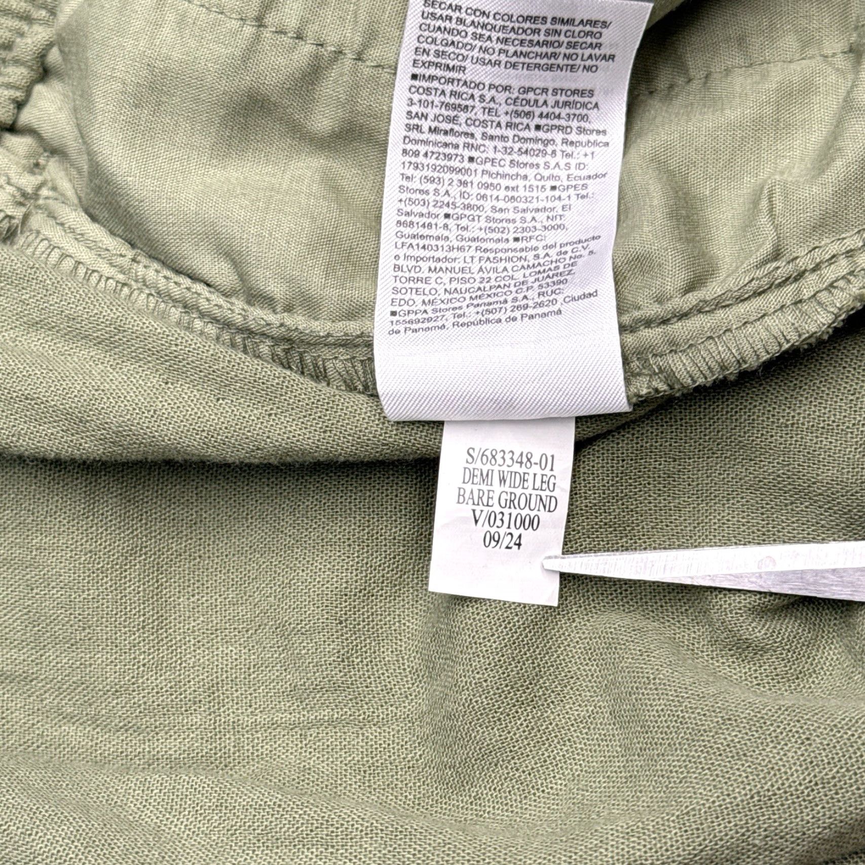 Old Navy Old Navy Pants Women's 2X High Rise Wide Leg Pull On Comfort Waistband Knit Cotton Blue Relaxed Fit Plus Size Size 40" / US 18 - 7 Thumbnail