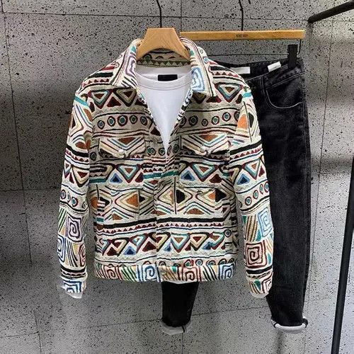 image of Cardigan New 2022 Limited Edition Vintage Style Jacket in Mix, Men's (Size XL)