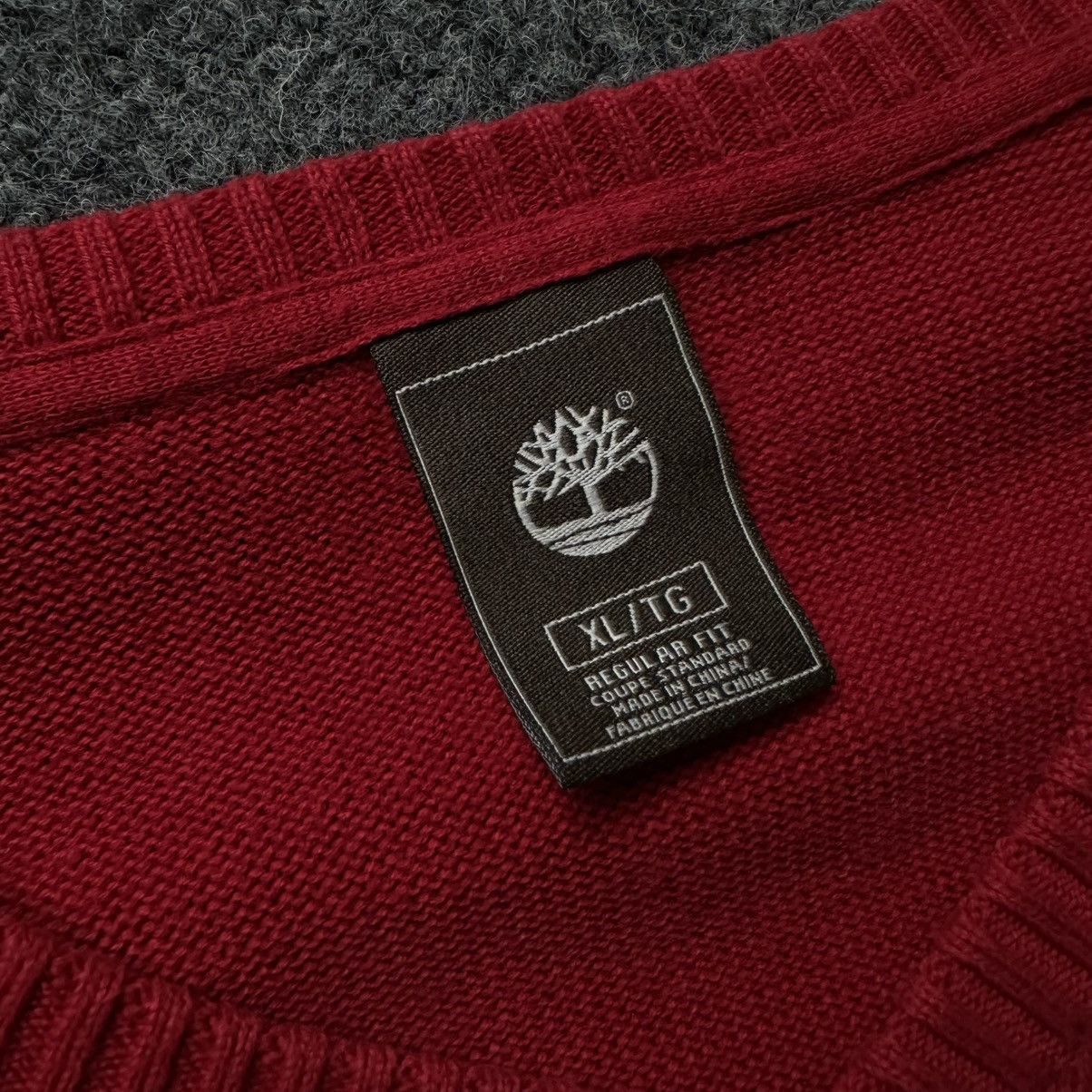 Timberland Luxury Timberland V Neck Knit Sweater Size XL 00s USA Size US XL / EU 56 / 4 - 11 Thumbnail